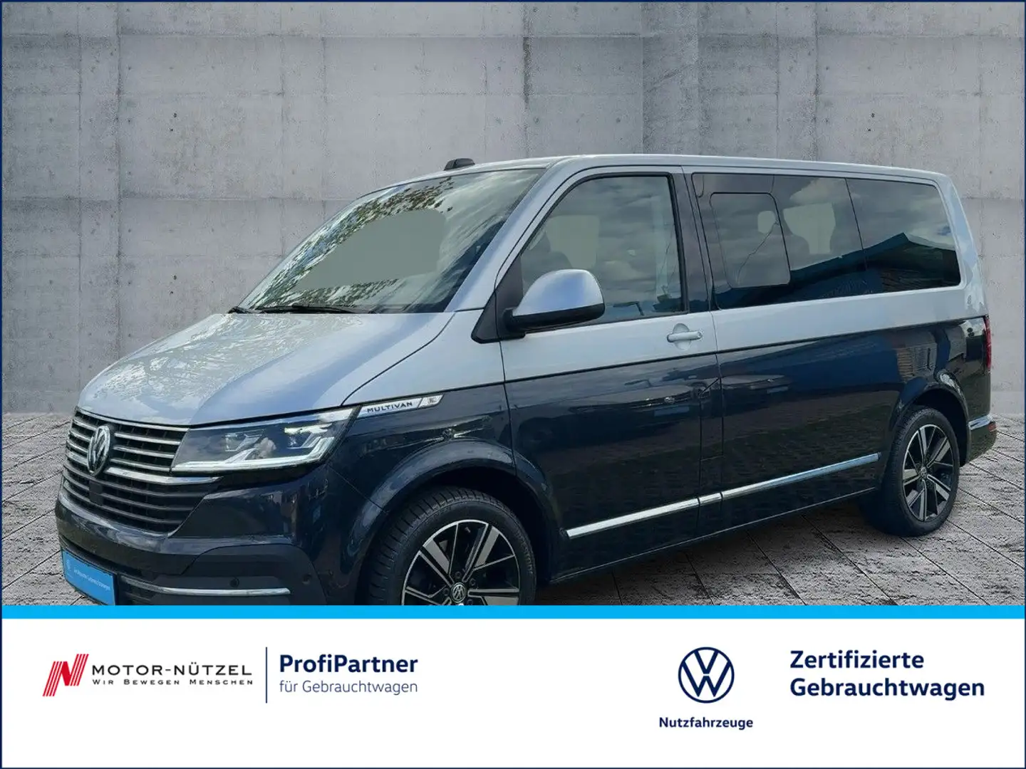 Volkswagen T6.1 Multivan 2.0 TDI 4M GENERATION SIX LED+NAVI Stříbrná - 1
