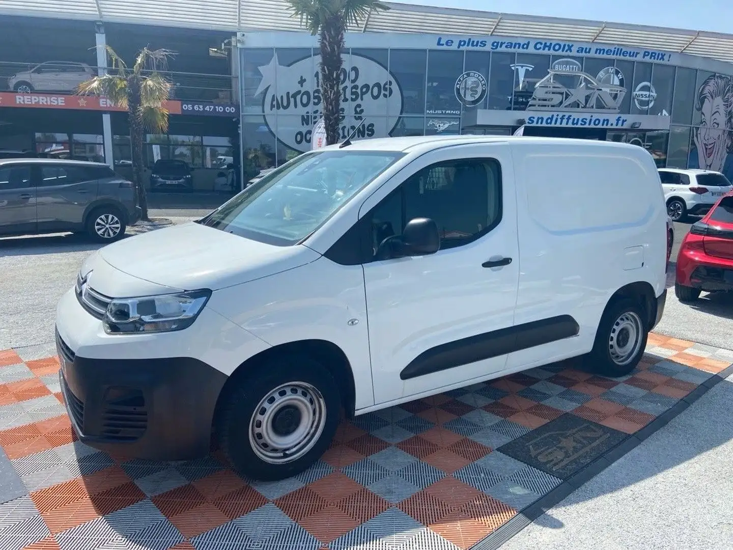 Citroen Berlingo BLUEHDI 100 Blanc - 1