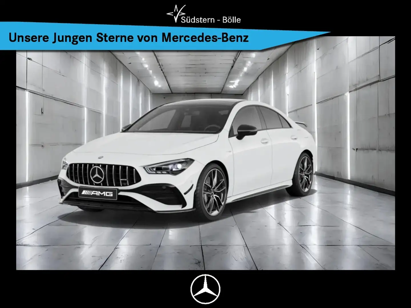 Mercedes-Benz CLA 35 AMG 4M Coupé AERO-PLUS+PANO+BURM+MULTIB. Blanc - 1