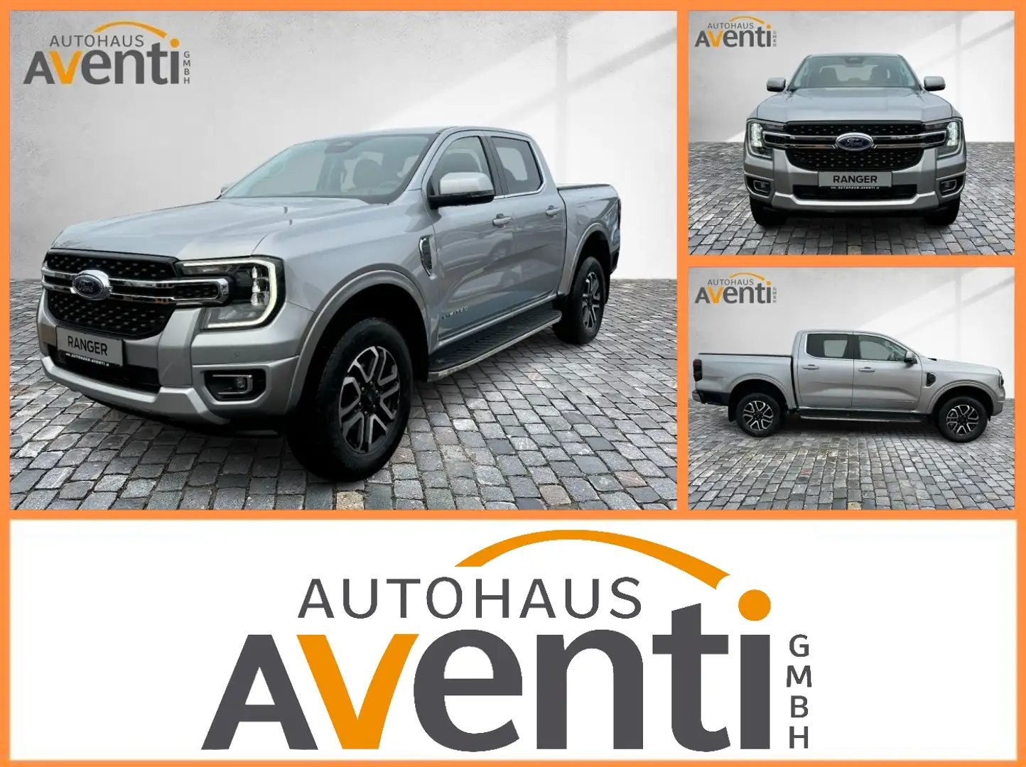 Ford Ranger Limited TRAIL-Edition Kamera*AHK*Leder* Plateado - 1