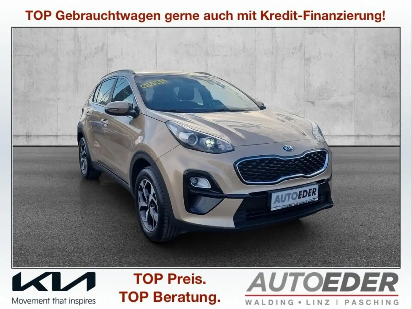 Kia Sportage 1,6 CRDI SCR Silber Silber - 1