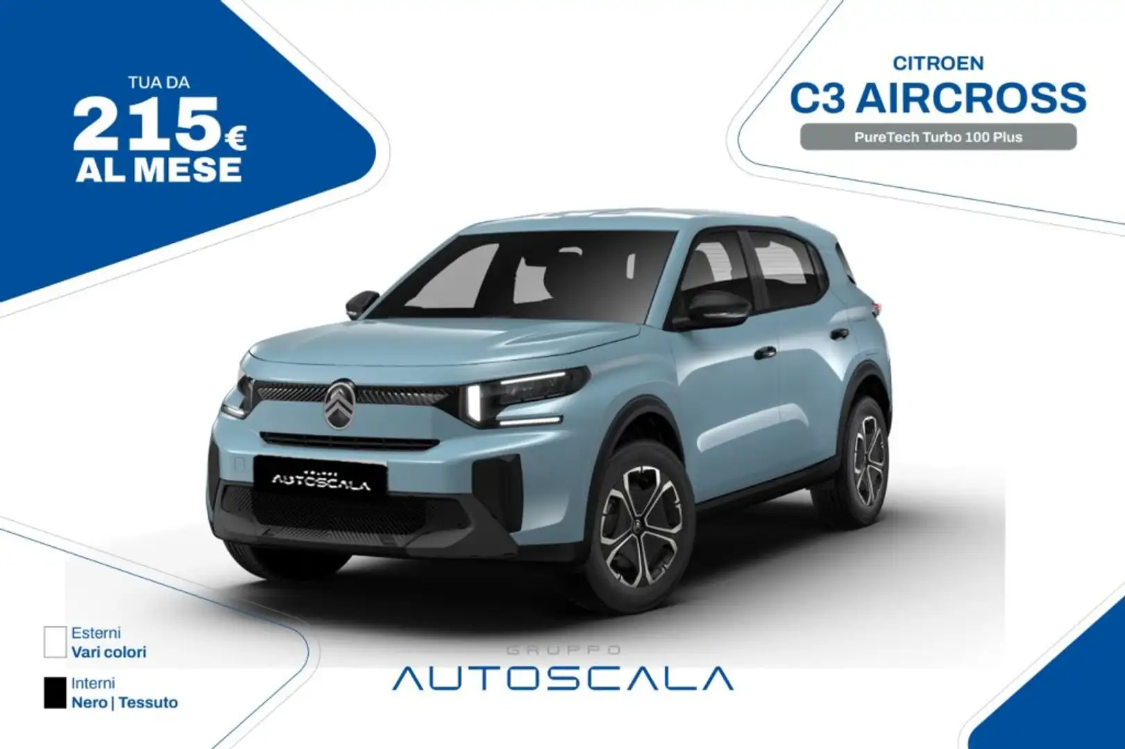 Citroen C3 Aircross PureTech Turbo 100 Plus Bianco - 1