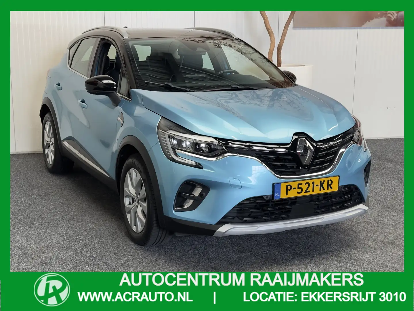 Renault Captur 1.3 TCe 130 INTENS STOF/LEDER NAVIGATIE CRUISE CON Blau - 1
