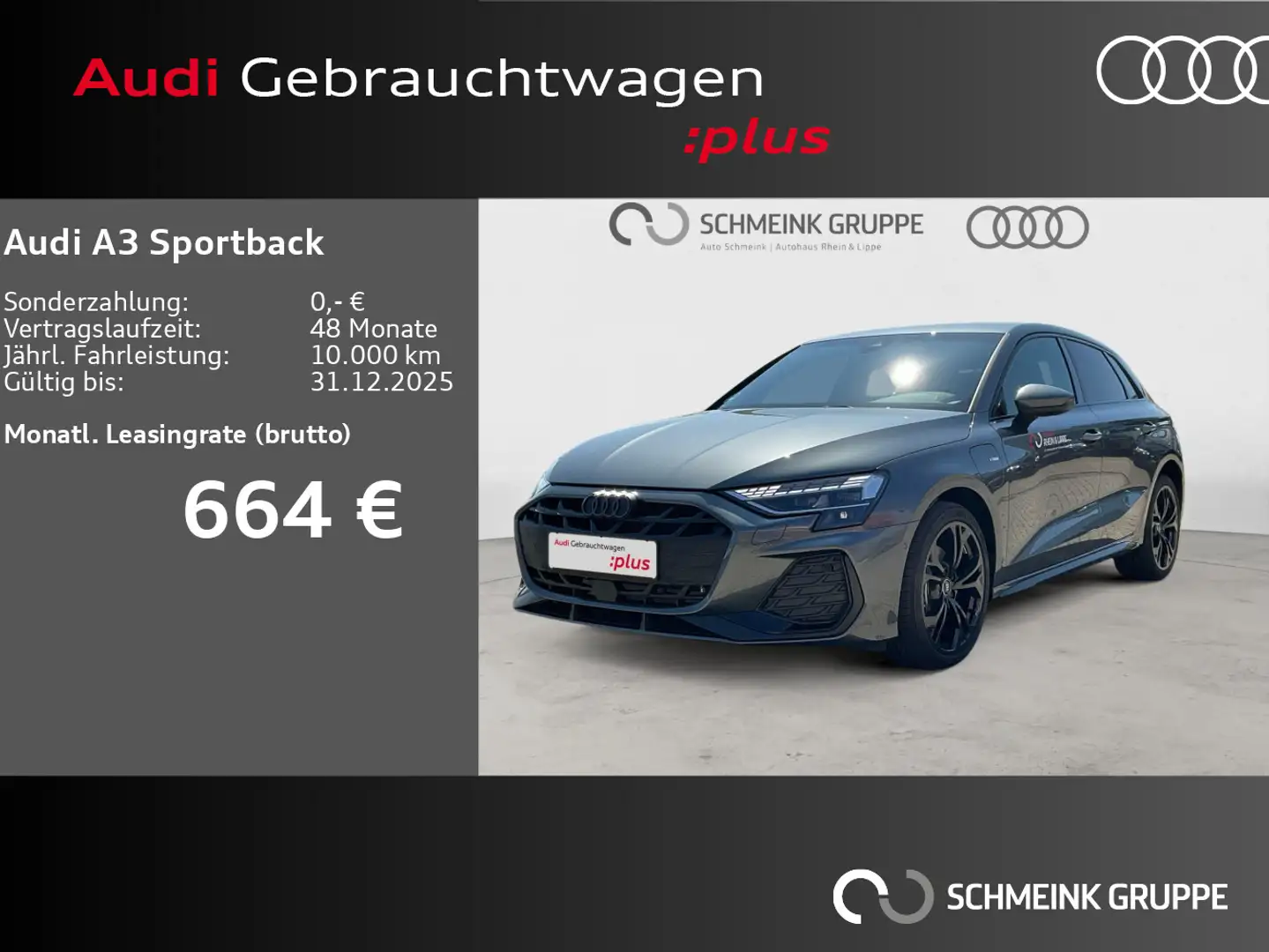 Audi A3 40 TFSI e S line Business AHK ACC Grau - 1