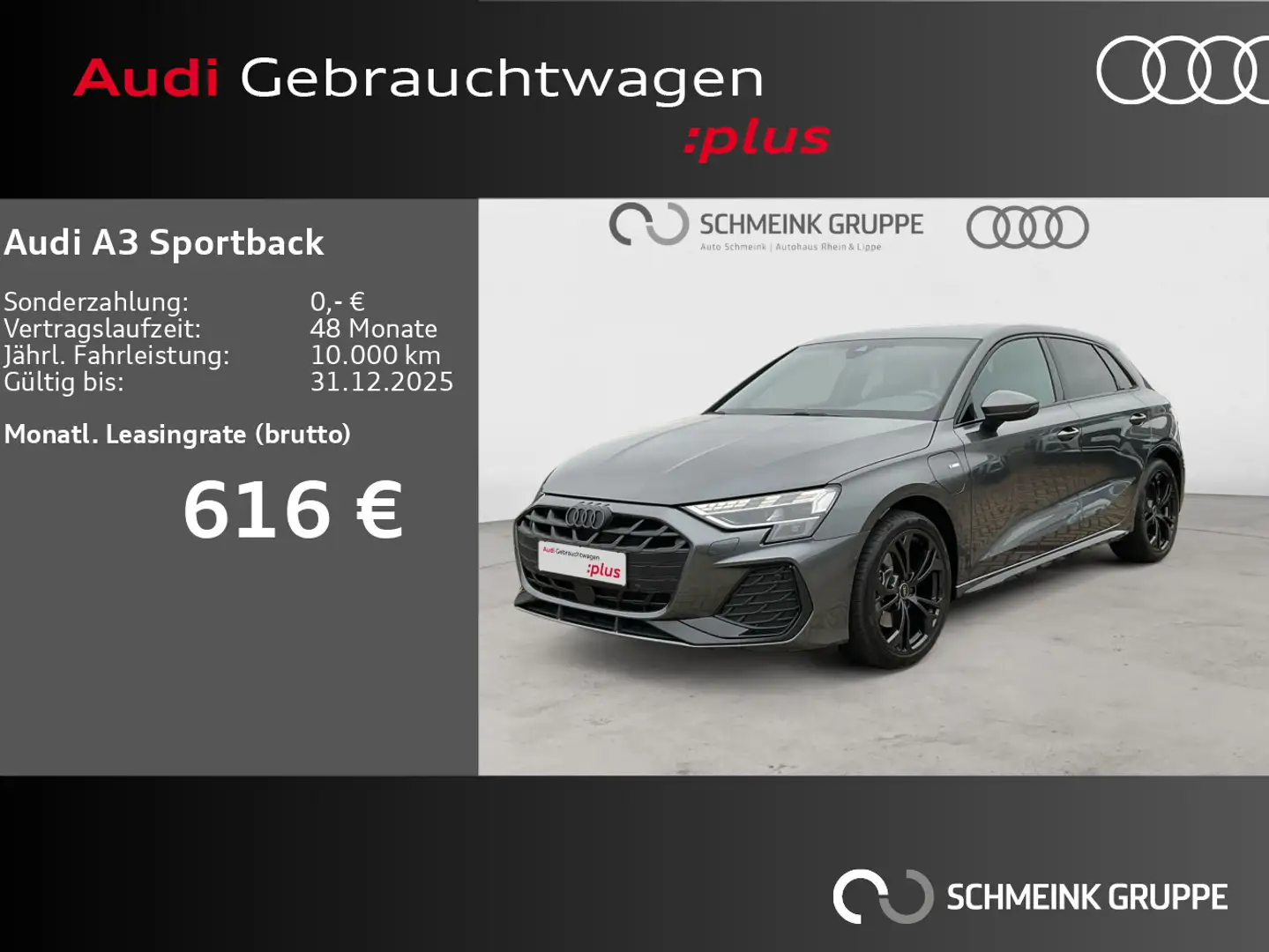 Audi A3 40 TFSI e S line Business AHK ACC Grau - 1