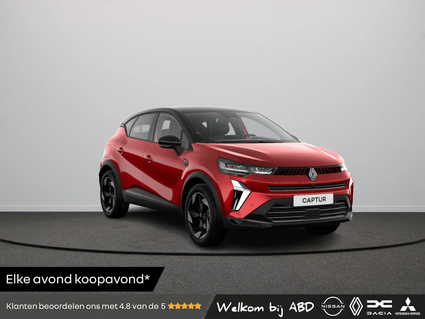 Renault Captur Techno Full hybrid | Achteruitrijcamera | Elektris Rood - 1