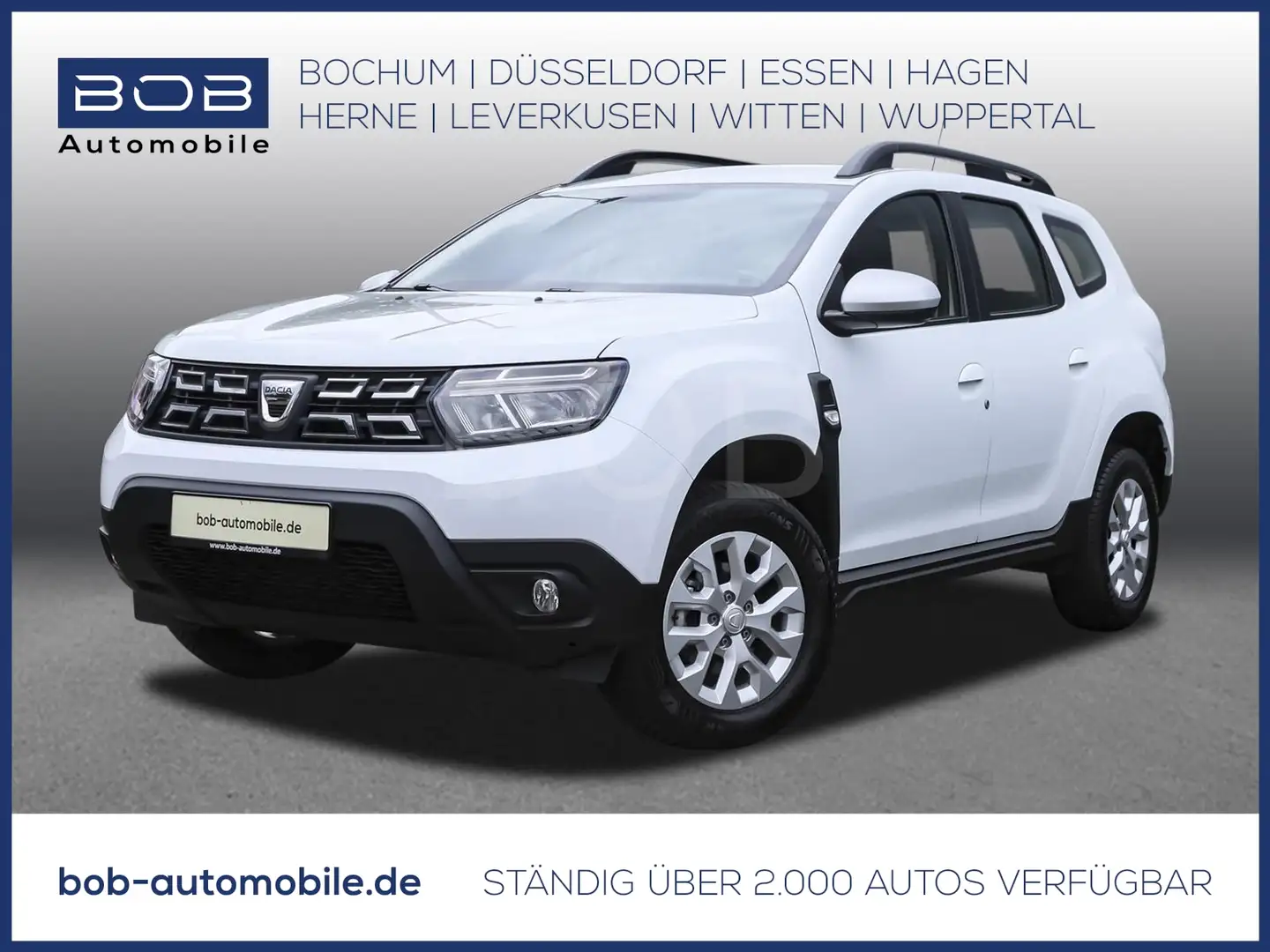 Dacia Duster Comfort TCe 100 ECO-G 2WD NAVI PDC KLIMA BT Wit - 1