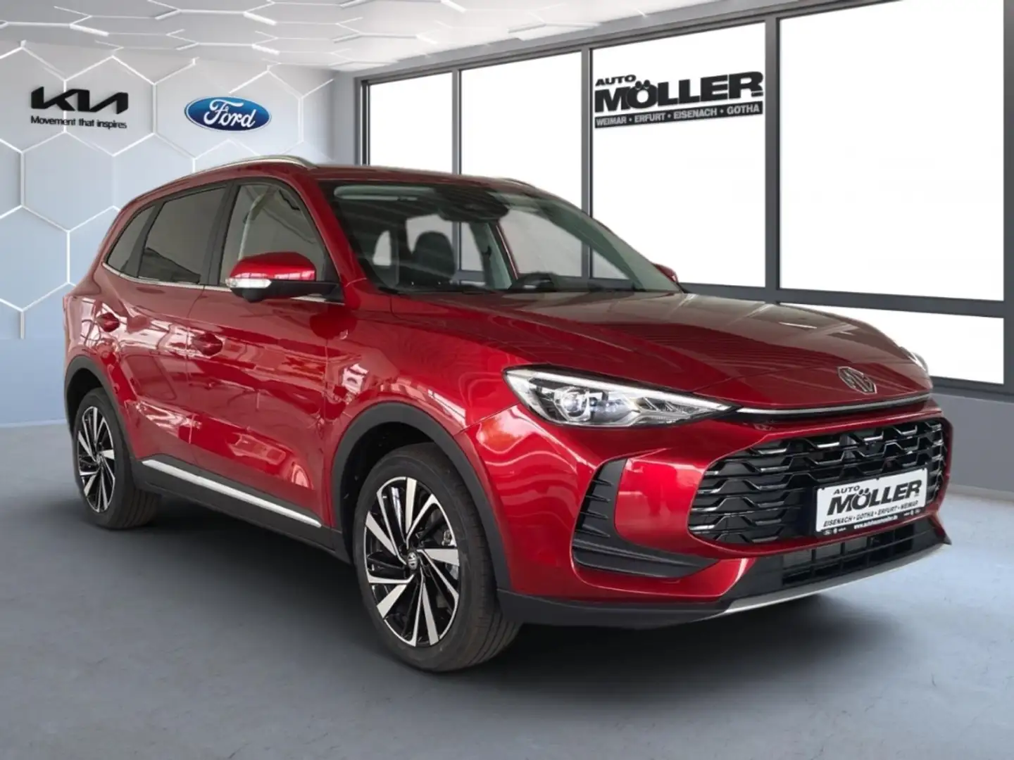 MG ZS Hybrid+ Luxury 360°Kam. el. Sitz Leder Kamera LED Rot - 2