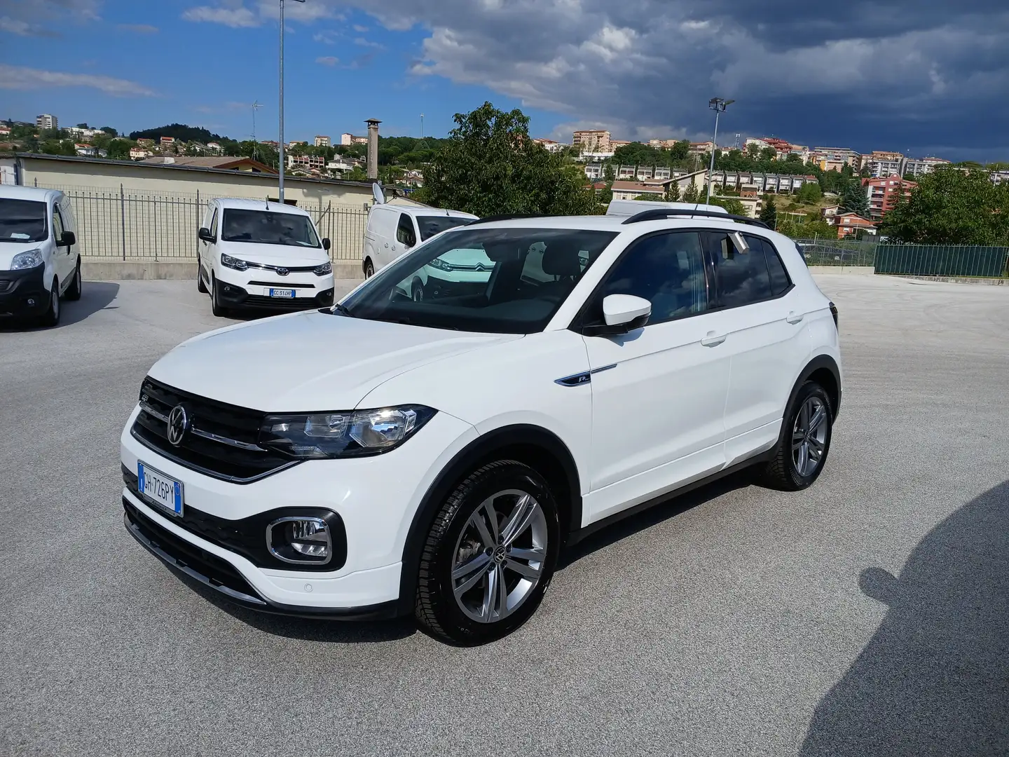 Volkswagen T-Cross VOLKSWAGEN T-CROSS R-LINE TSI 110 CV DSG 2021 AUTO Bianco - 1