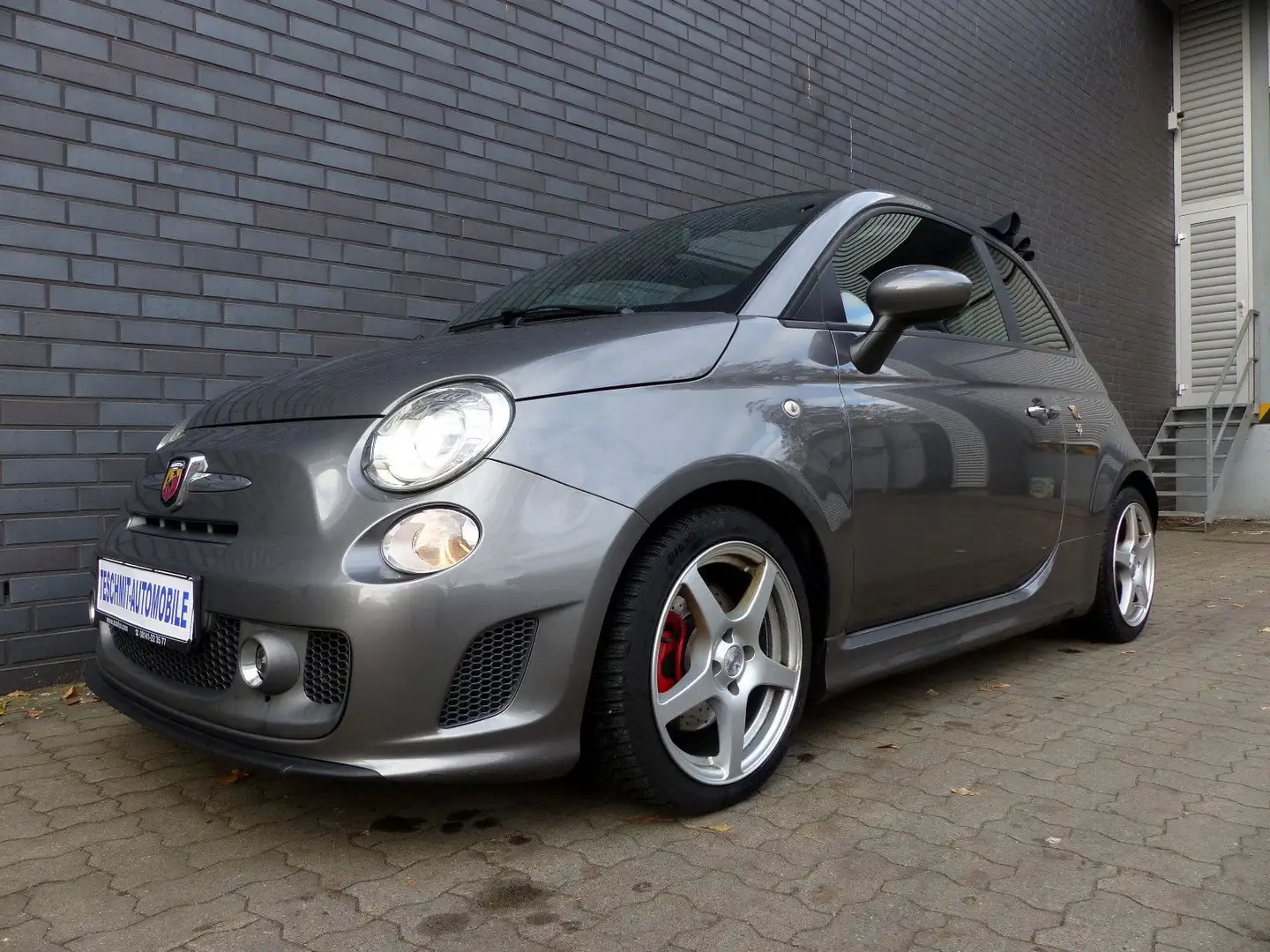 Abarth 595C Cabrio Leder/Klimaaut/Xenon/2.Hd/PDC Grau - 2