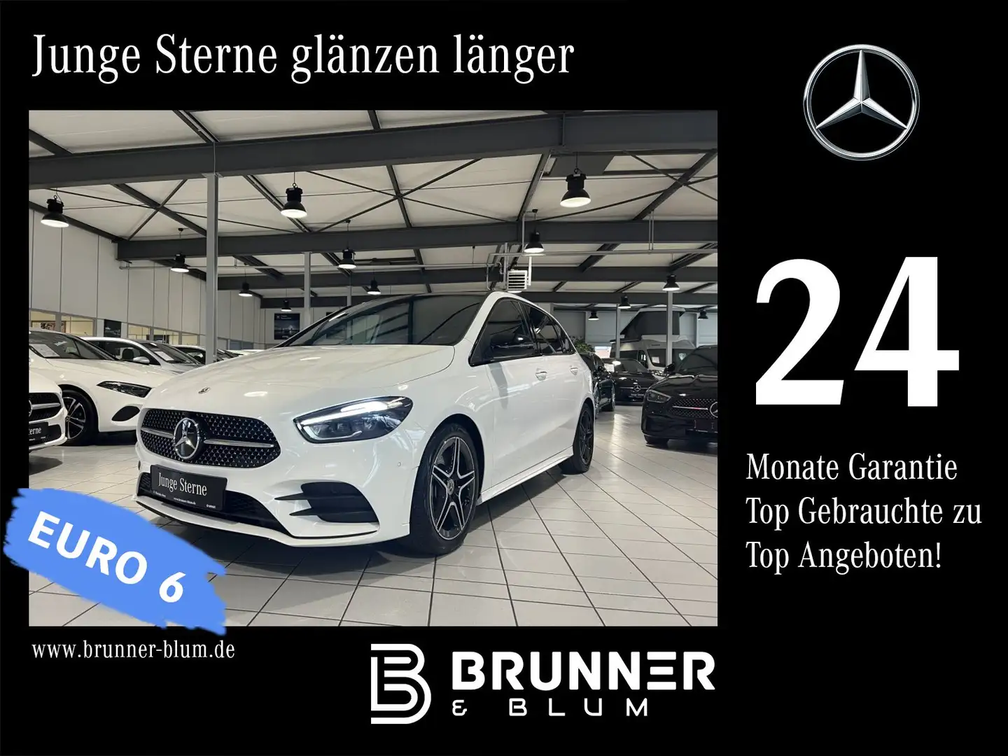 Mercedes-Benz B 250 B 250 4M AMG.Panodach,Night,Multi LED,Kamera,DAB Weiß - 1