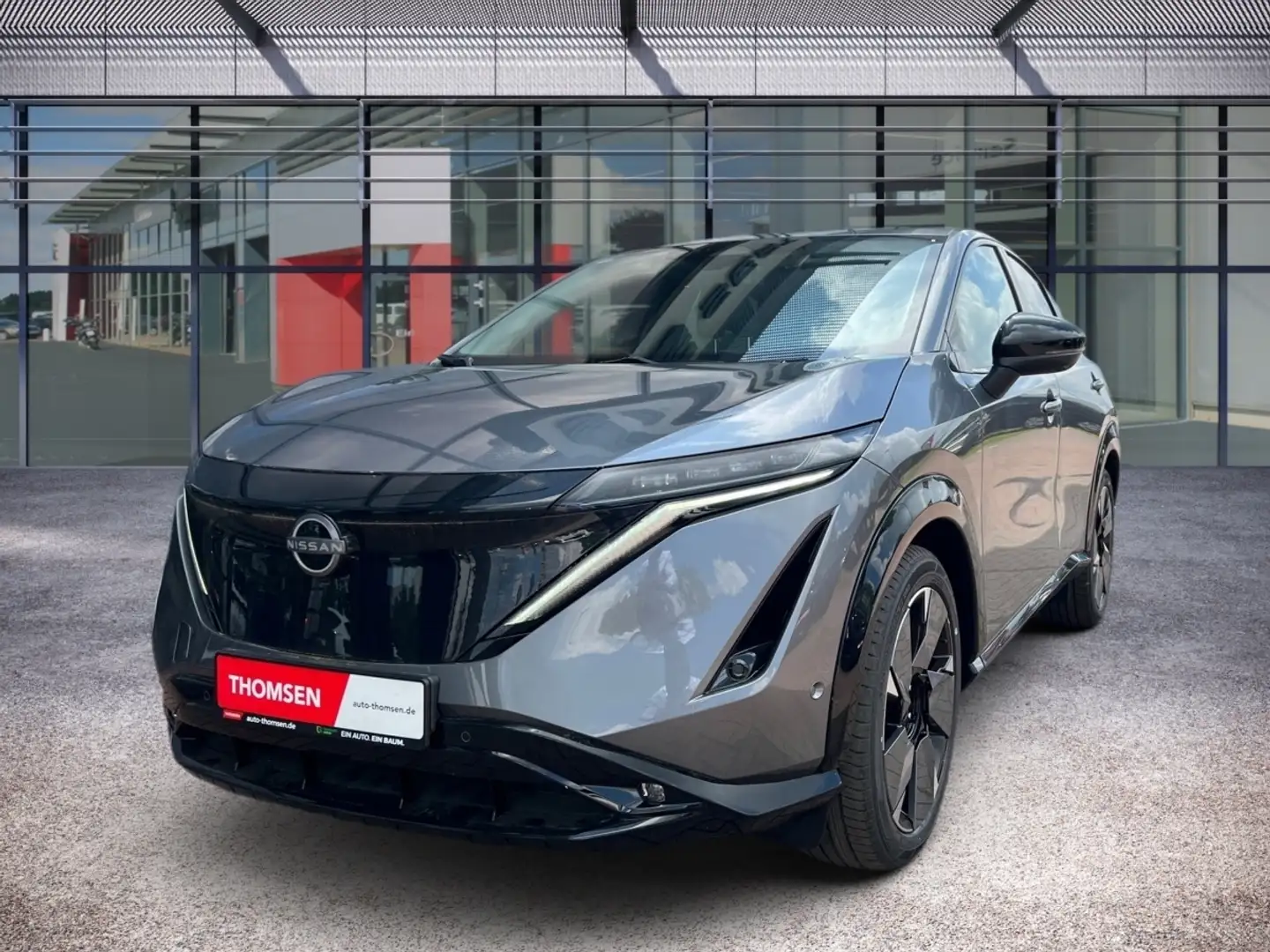 Nissan Ariya Pack (87kWh|22kW-OBC) Evolve+ e-4orce LED Gris - 2