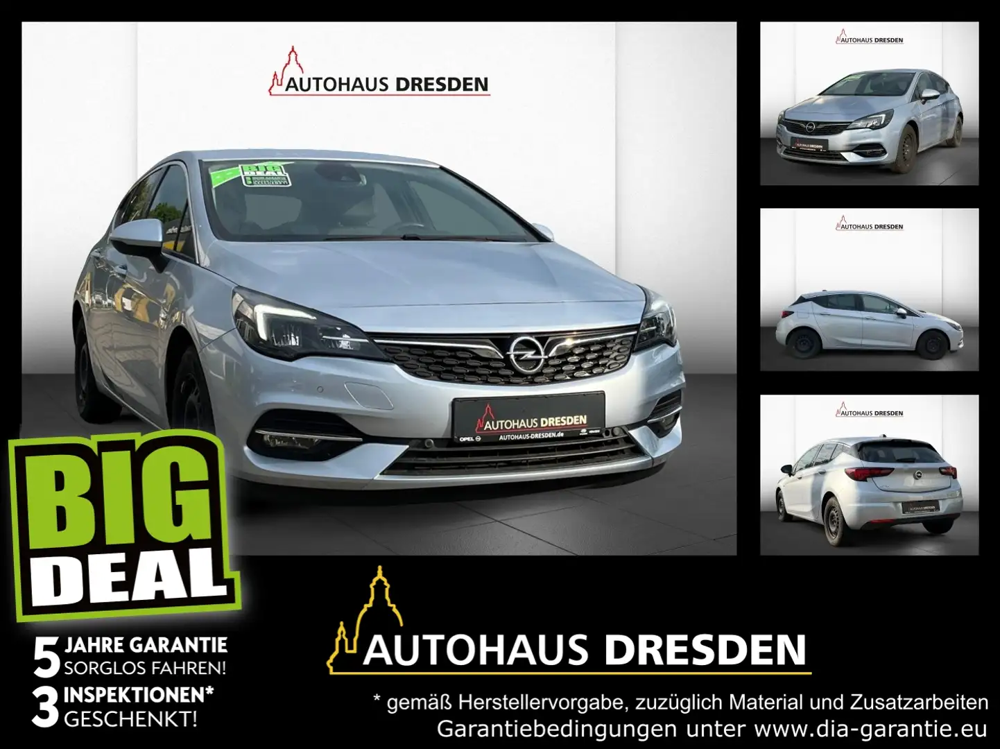 Opel Astra K 1.2 Turbo Elegance LED+Navi+Winterp. Blau - 1