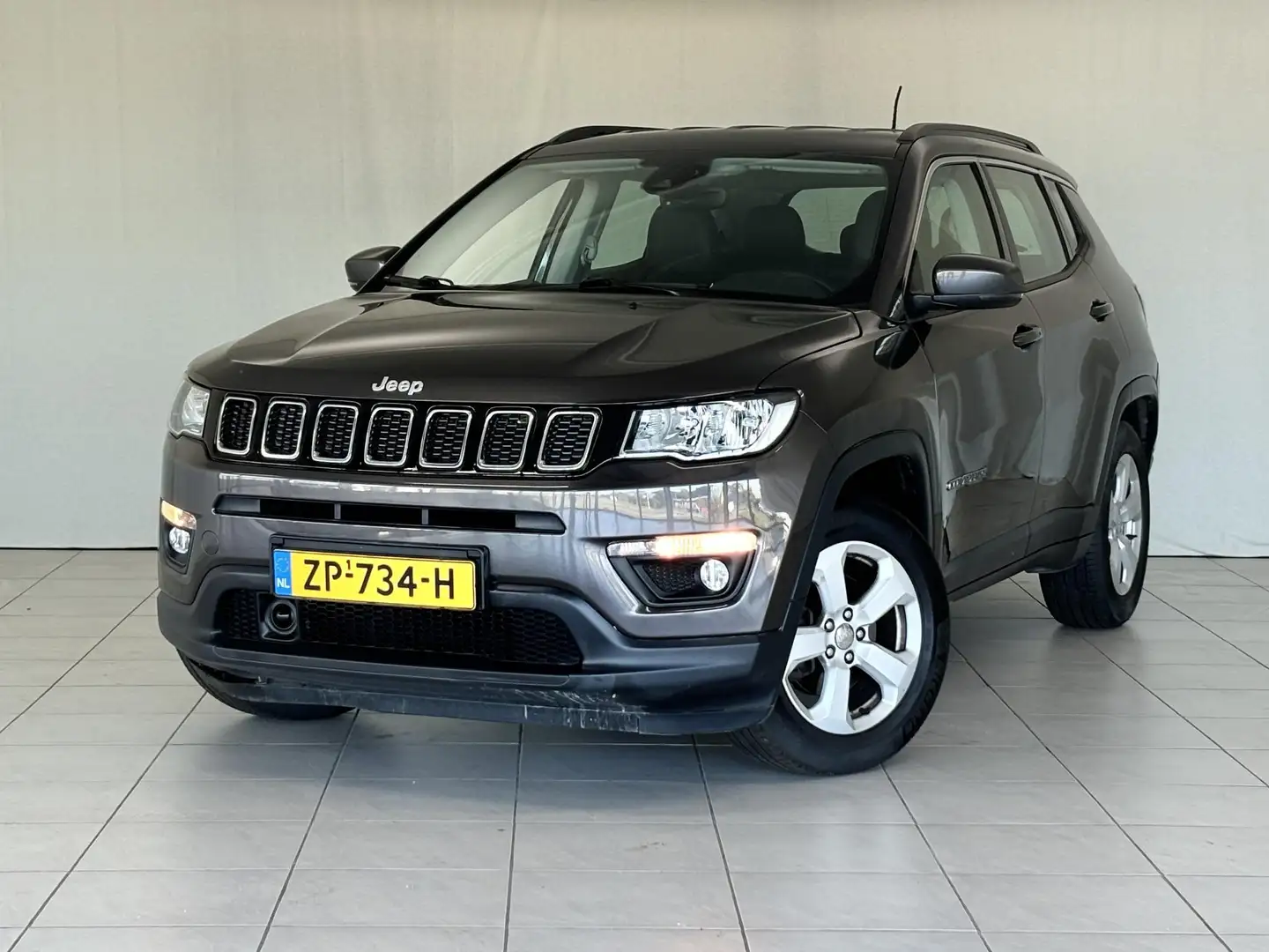 Jeep Compass 1.4 MultiAir Longitude I Half Lederen Bekleding I Gris - 1