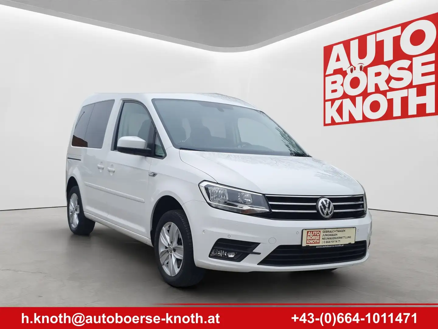 Volkswagen Caddy Comfortline 1,4 TSI, PDC, WKR, Temp.,Sitzheizung Weiß - 2