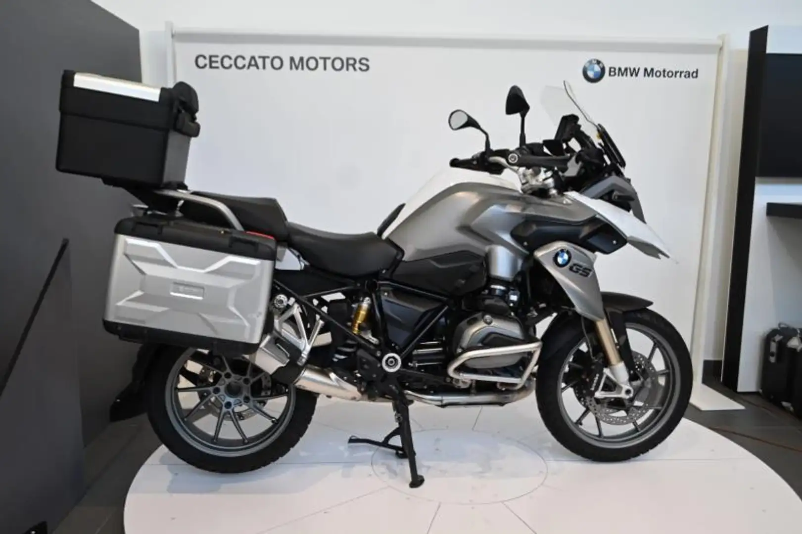 BMW R 1200 GS Triple Black Abs my16 Bianco - 2