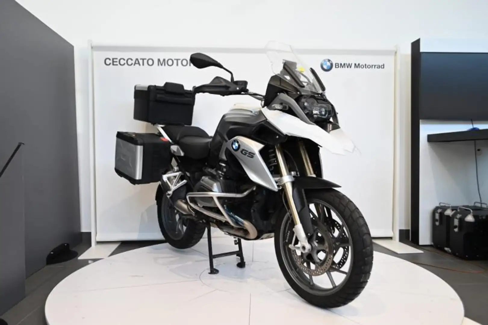 BMW R 1200 GS Triple Black Abs my16 Bianco - 1