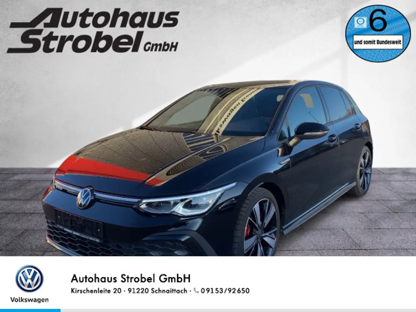 Volkswagen Golf VIII GTD 2.0 TDI DSG ACC IQ LED-Matrix "Har Schwarz - 1