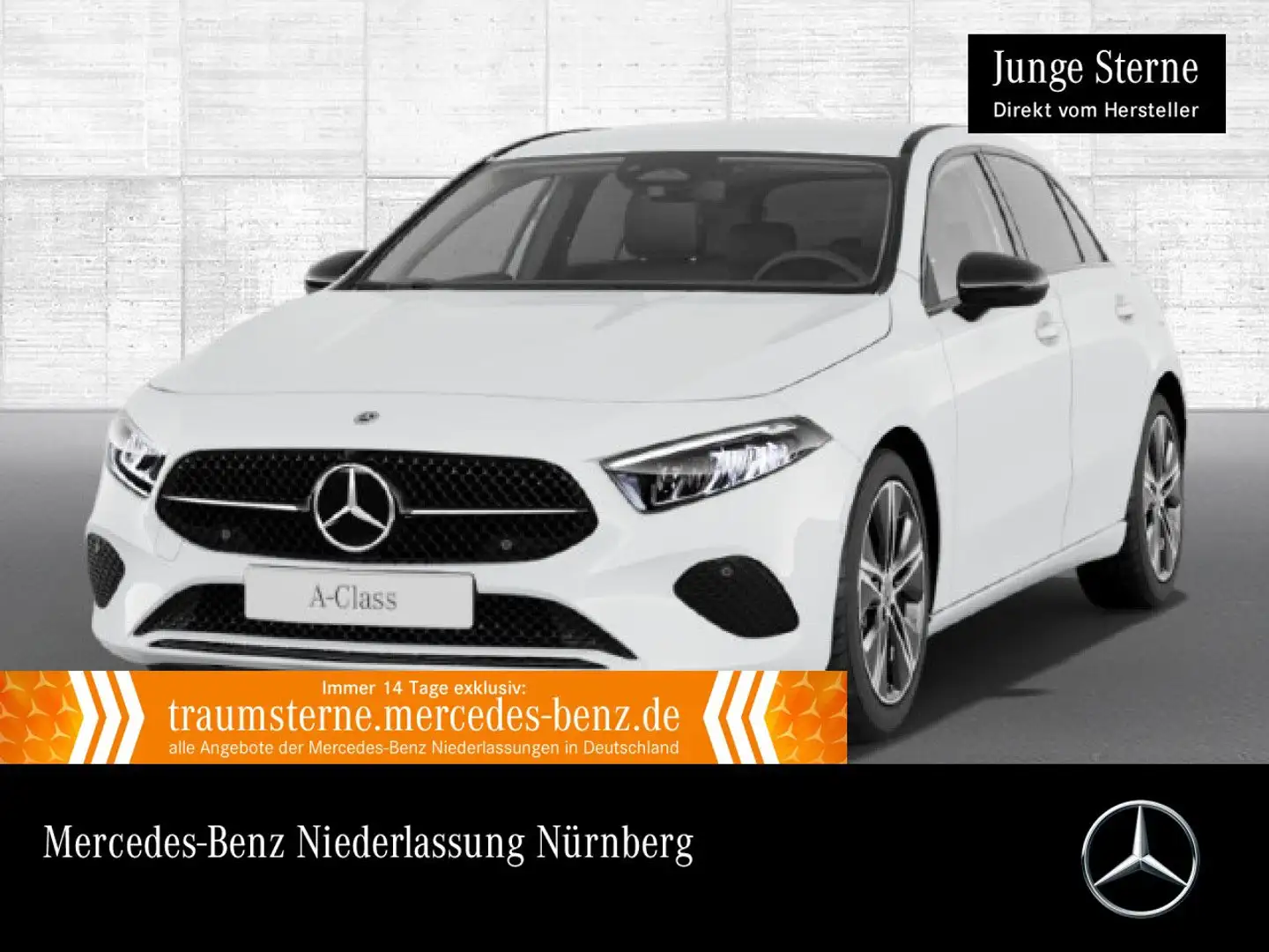 Mercedes-Benz A 180 PROGRESSIVE+NIGHT+LED+KAMERA+KEYLESS+7G Weiß - 1