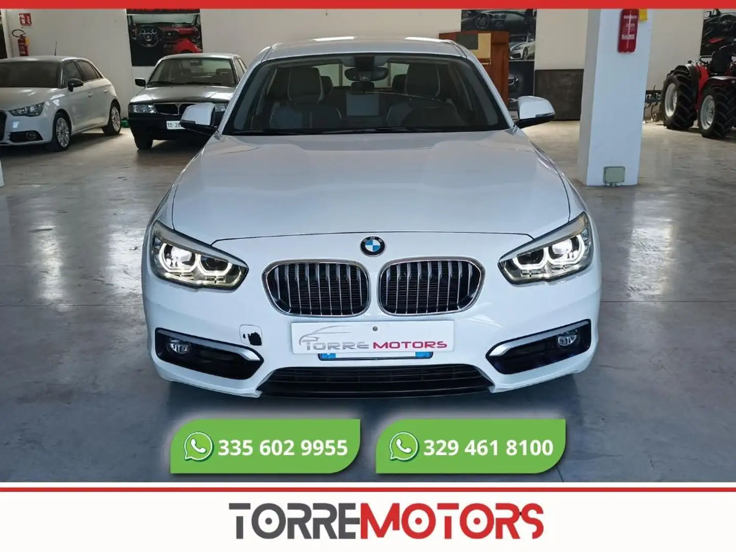 BMW 118 Serie 1 F/20-21 2015 118d Urban 5p Blanc - 1