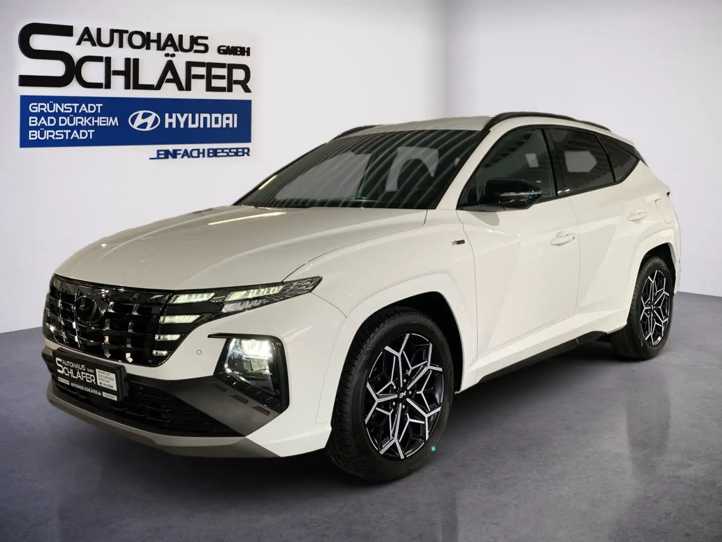 Hyundai TUCSON TUCSON 1.6 T-GDI N Line Mild-Hybrid Bianco - 1