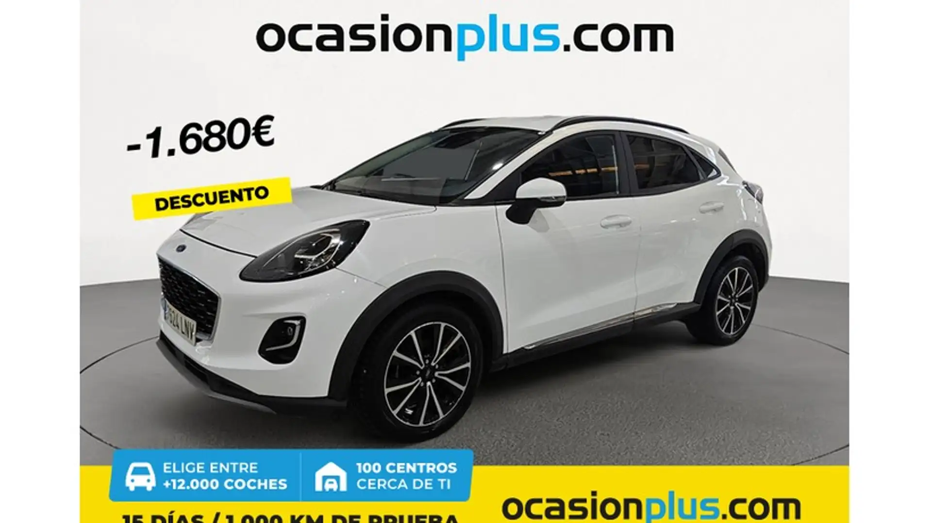 Ford Puma 1.0 EcoBoost Titanium 125 Blanc - 1