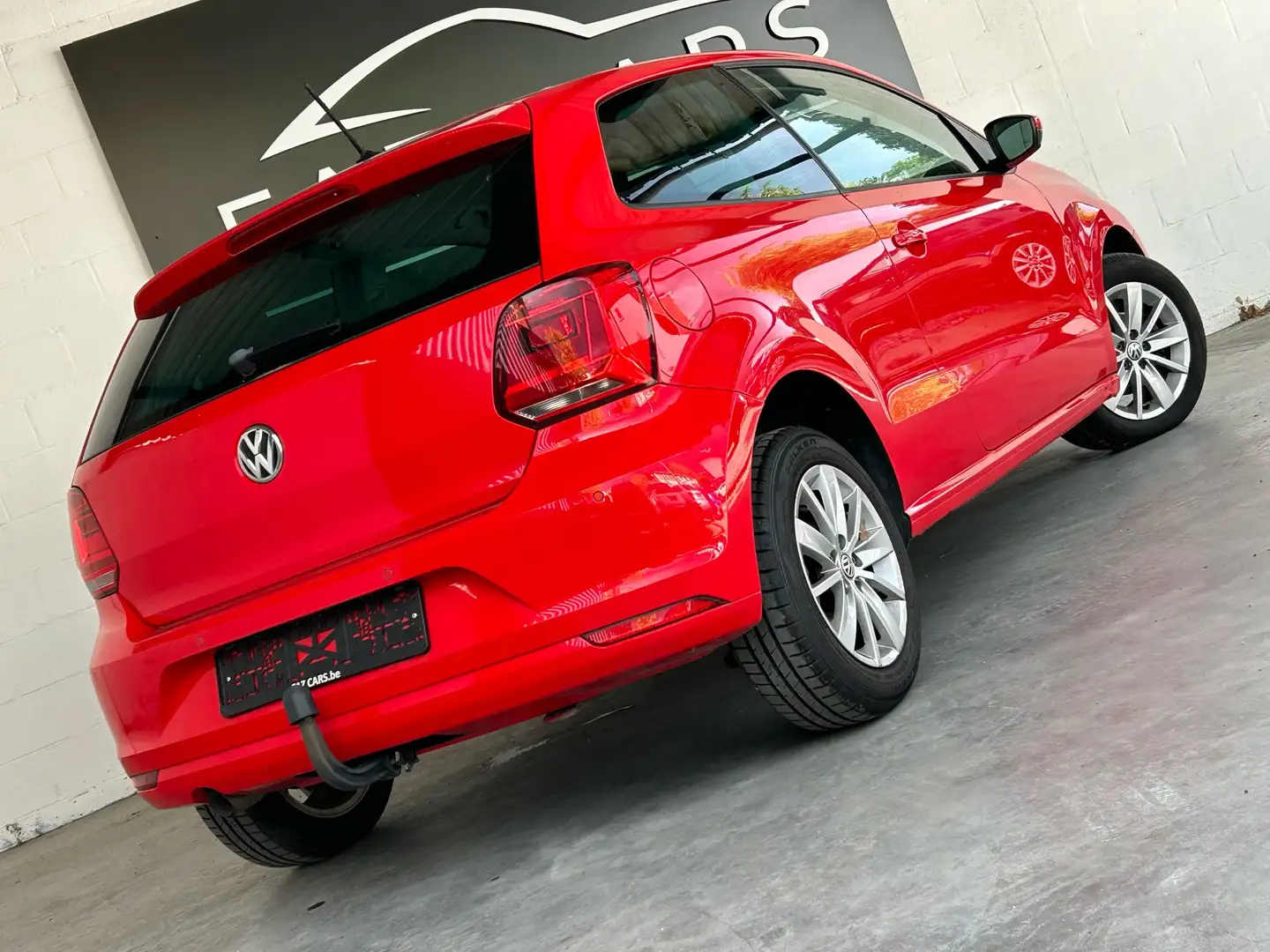 Volkswagen Polo 1.4 CR TDi DSG * CLIM + JANTES + REGU + GARANTIE * Rood - 2