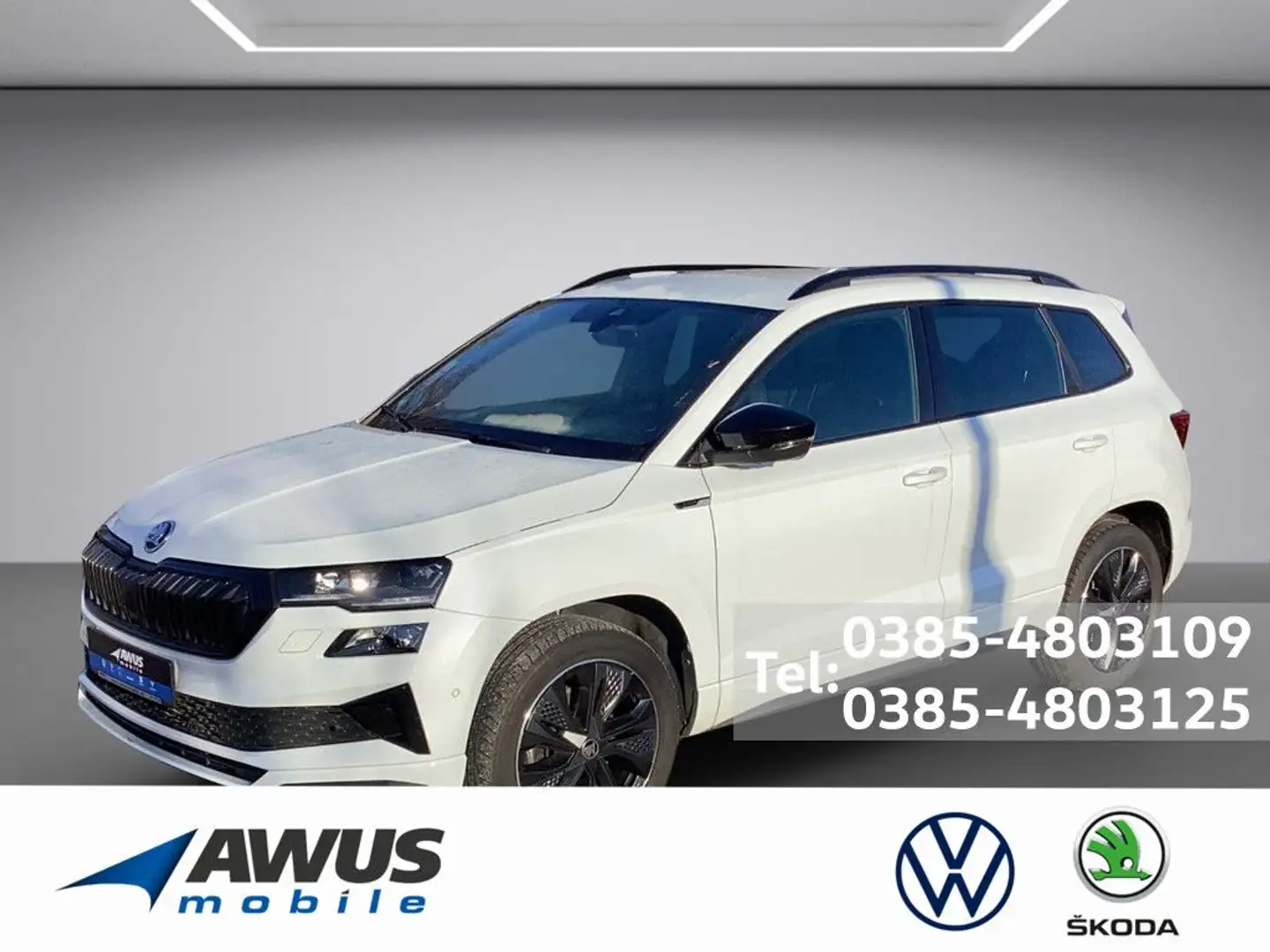 Skoda Karoq 2.0TSI DSG 4x4 Sportline Weiß - 1