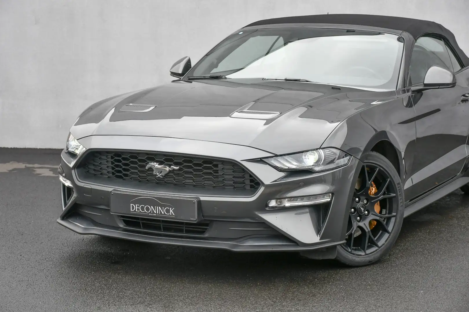 Ford Mustang Convertible 2.3 *LEDER*FULL LED*CARPLAY*CAMERA* Gris - 2