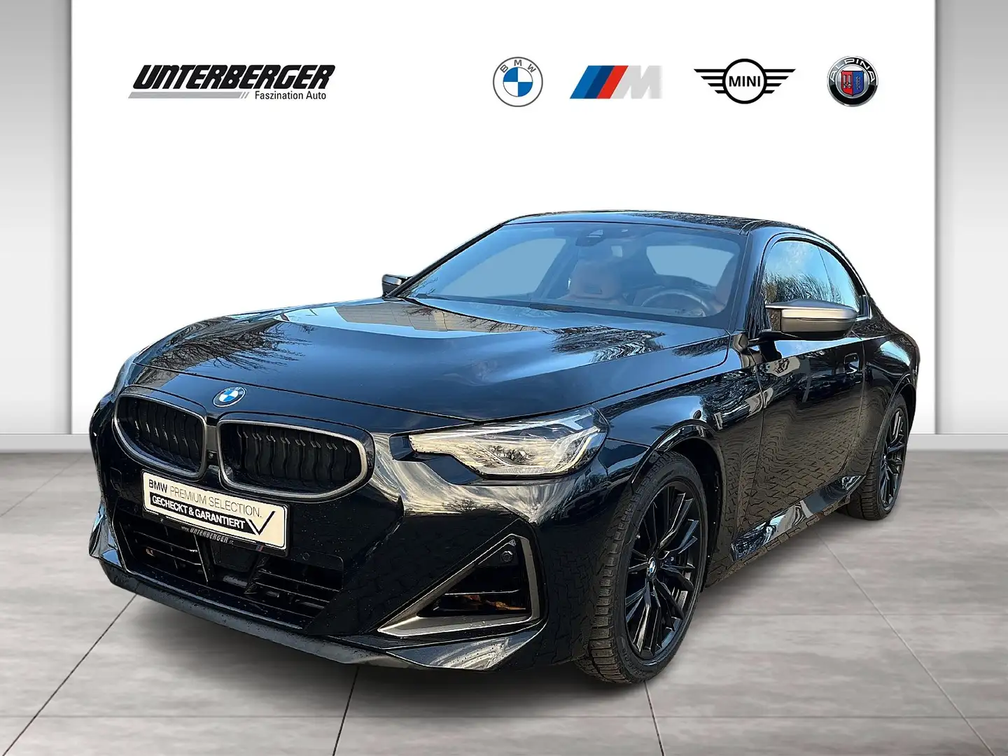 BMW 240 M240i xDrive Coupé HK HiFi DAB LED GSD Tempomat Noir - 1