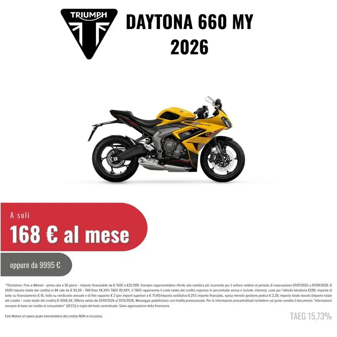 Triumph Daytona 600 MY 2026 Amarillo - 2