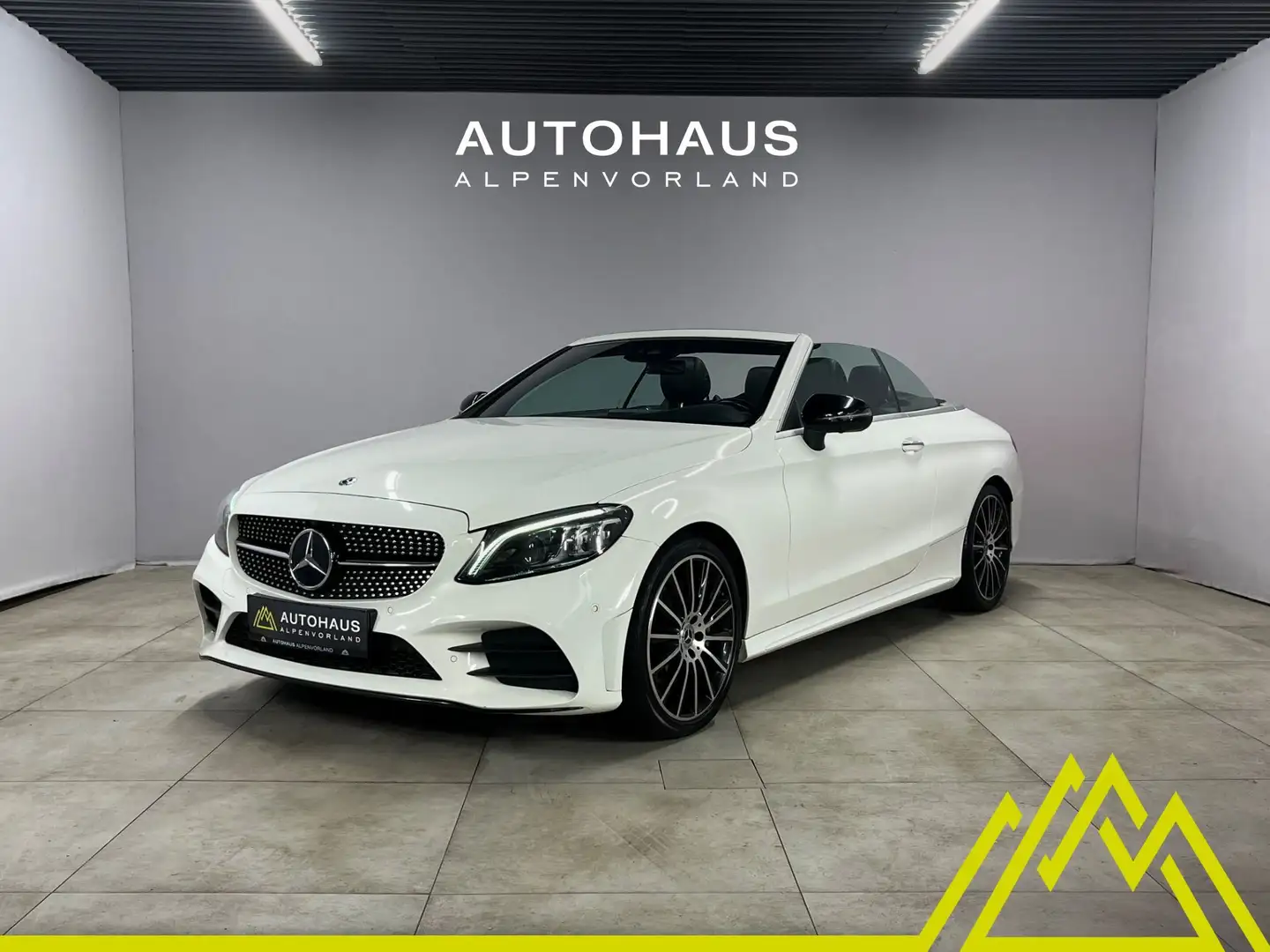 Mercedes-Benz C 200 Cabrio C 200 AMG Line Weiß - 1