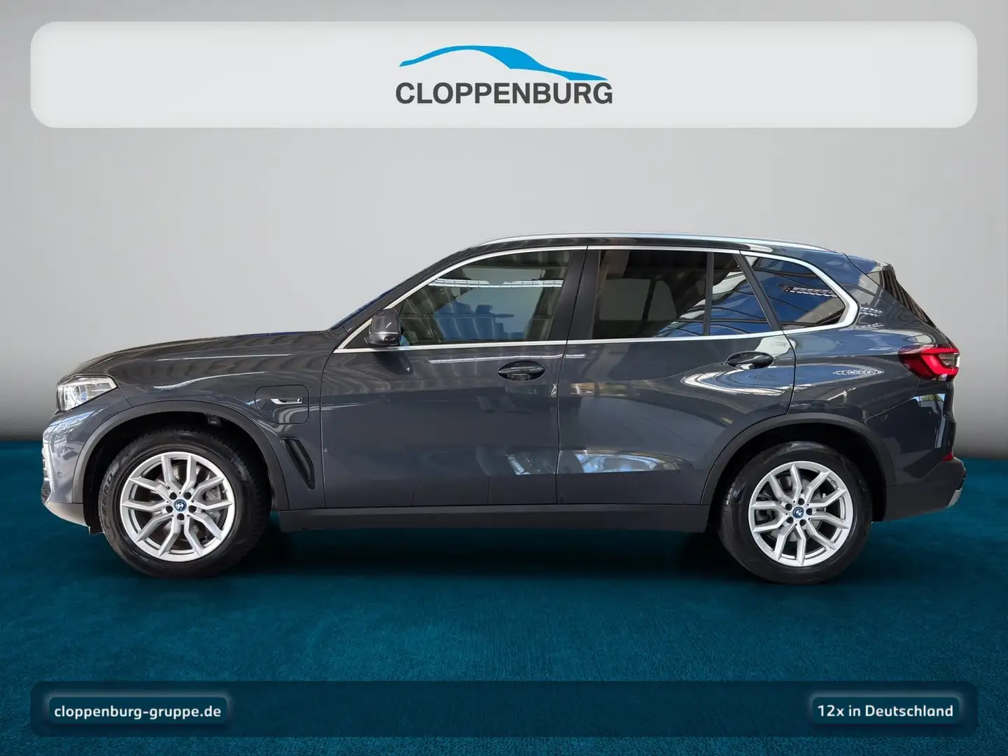BMW X5 xDrive45e Head-Up+AHK+Navi+Luft+360°+Laser+BT Grau - 2