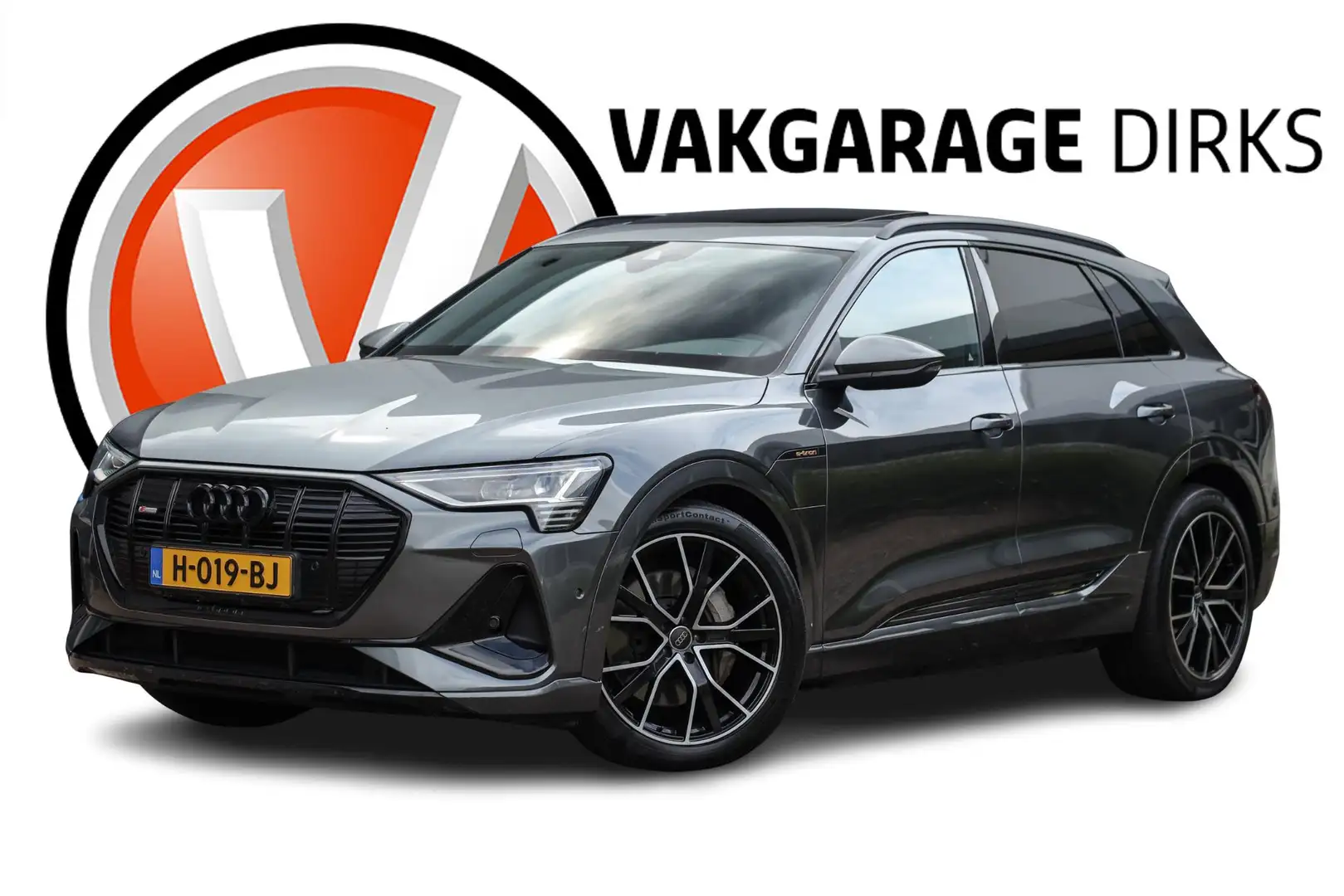 Audi e-tron 50 Quattro S-Line 71 kWh ✅ Pano ✅ ACC ✅ Carplay Grigio - 1