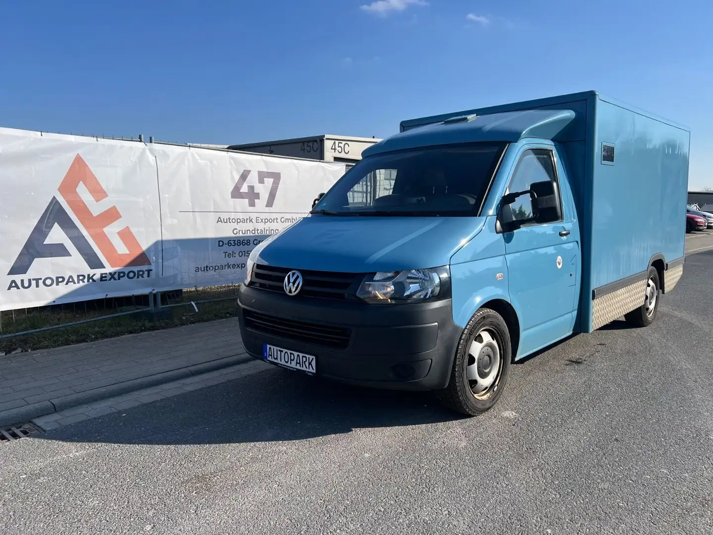Volkswagen T5 Transporter T5 2.0 TDI*LANG*3-SITZE*GELDTRANSPORTER*ARMORED* Blau - 1