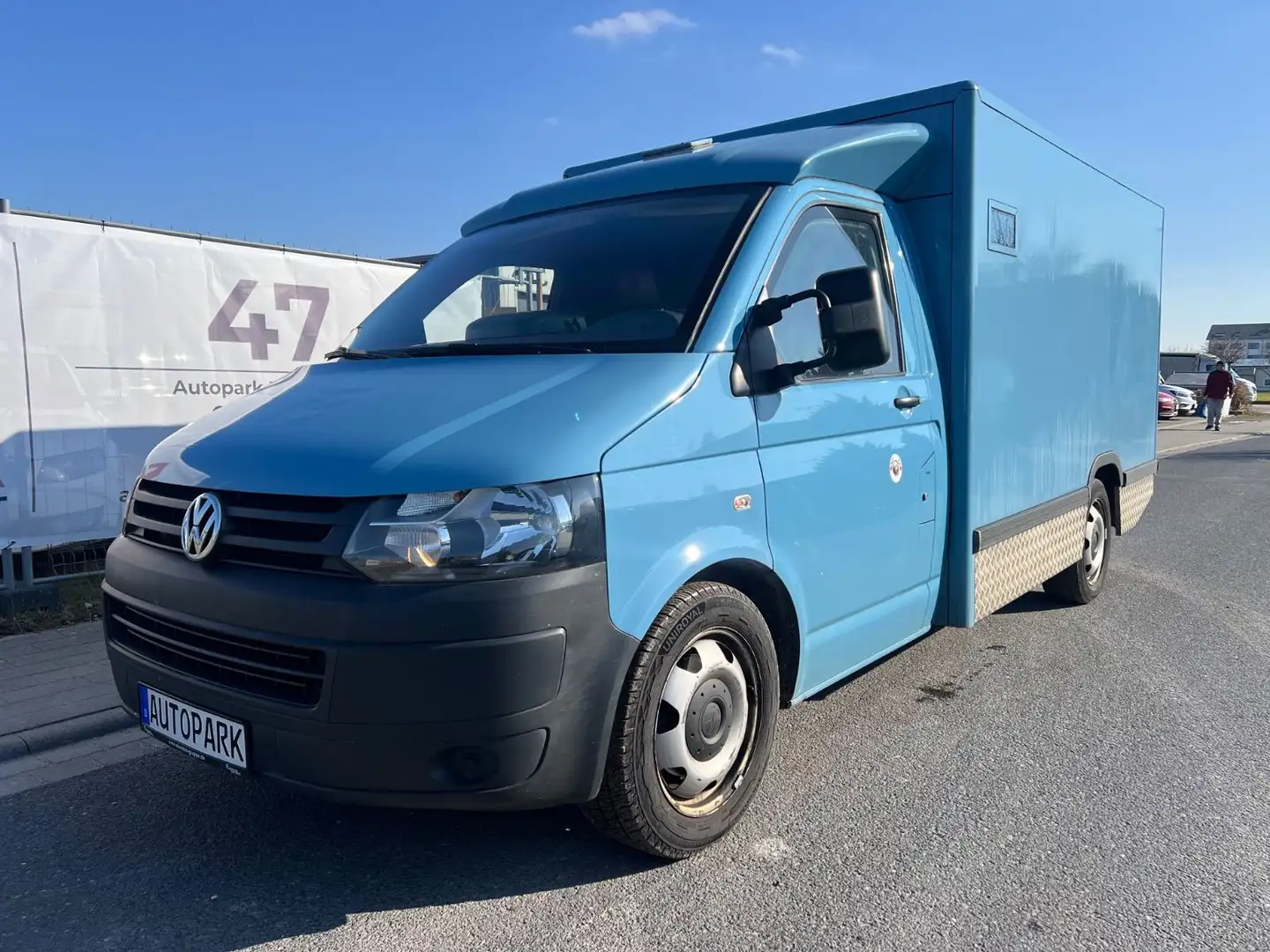 Volkswagen T5 Transporter T5 2.0 TDI*LANG*3-SITZE*GELDTRANSPORTER*ARMORED* Blau - 2