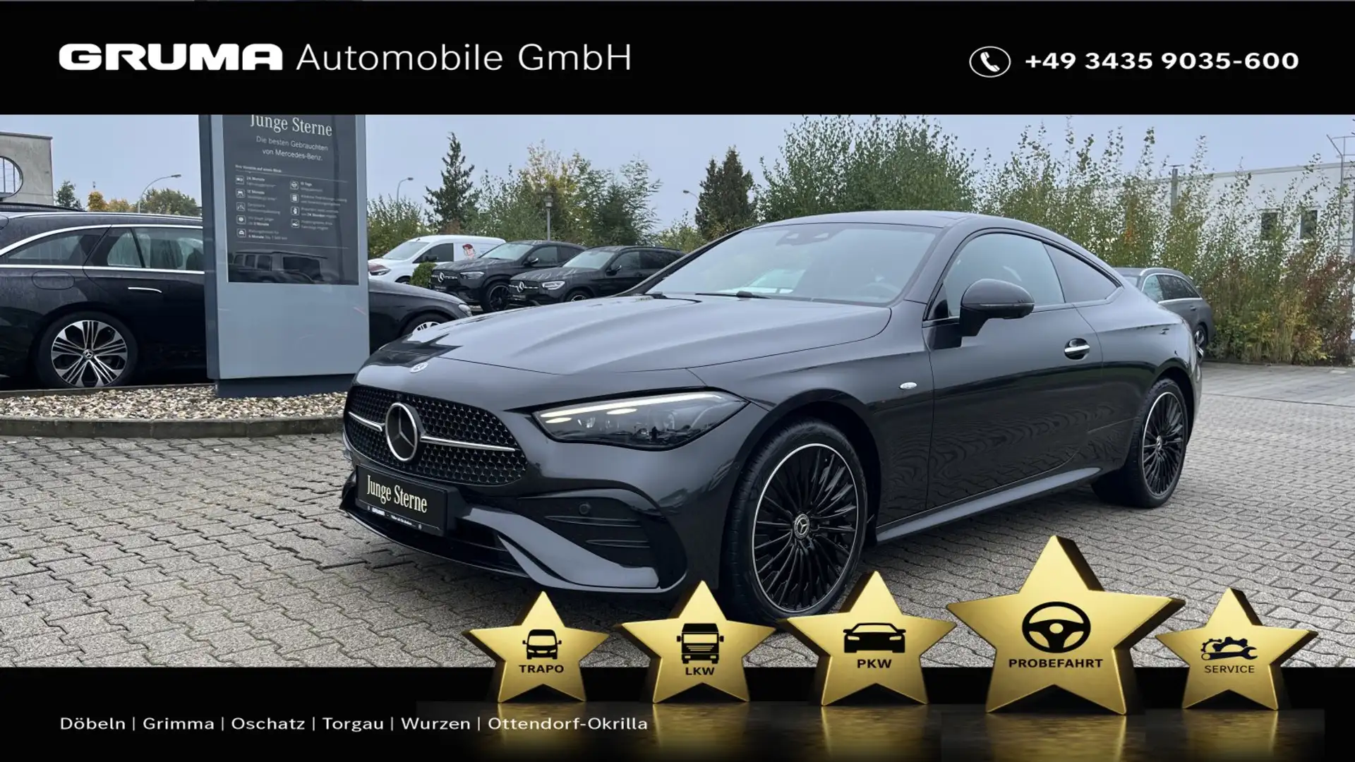 Mercedes-Benz CLE 300 CLE 300 e +AMG+Night+Pano+KeyGo+Distr+DigiLight+ Gris - 1