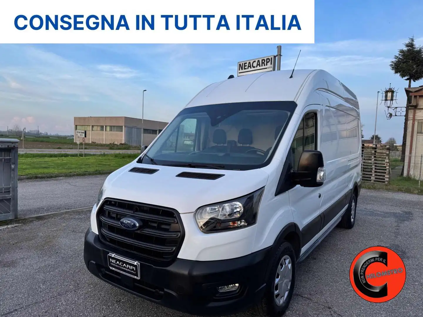 Ford Transit 350 2.0TDCi(L3H3)SENSORI-CRUISE-ASSISTENZA FRENATA Bianco - 1