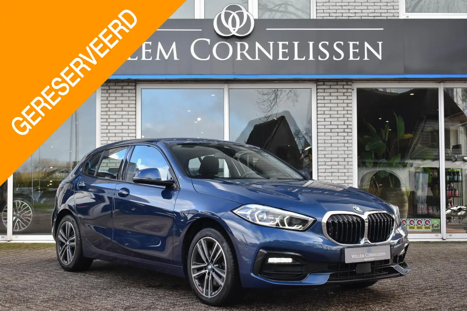 BMW 118 1-serie 118i Business Edition Trekhaak Sportstoele Blau - 1