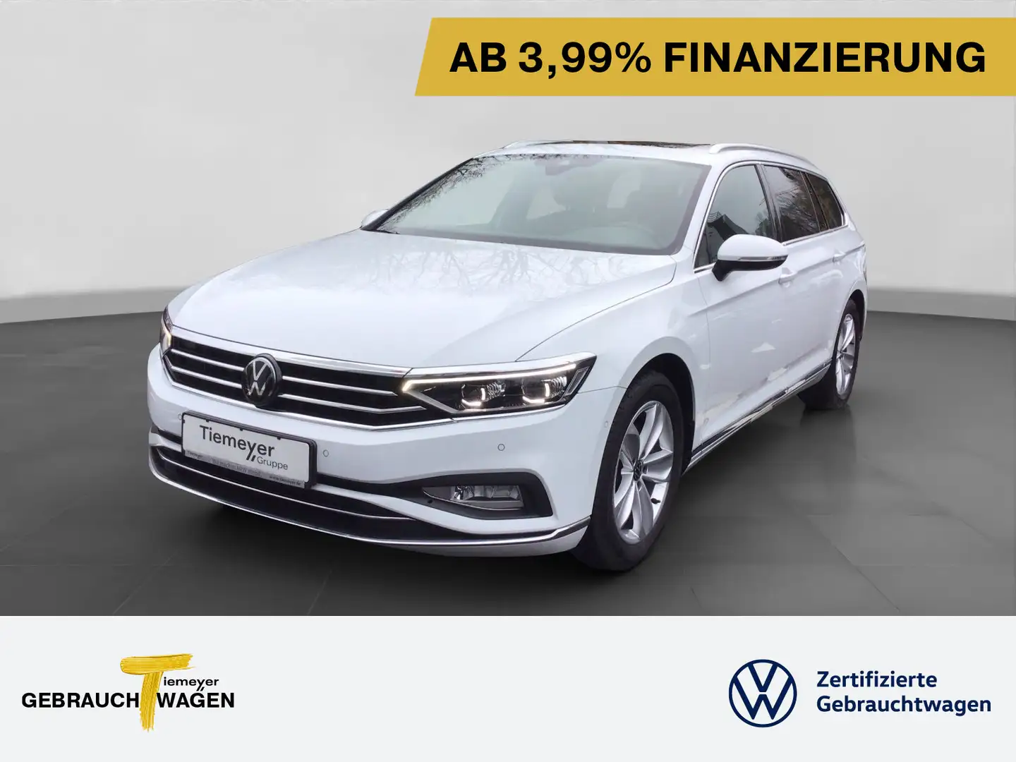 Volkswagen Passat Variant 2.0 TDI DSG ELEGANCE PANO ST.HEIZ Weiß - 1