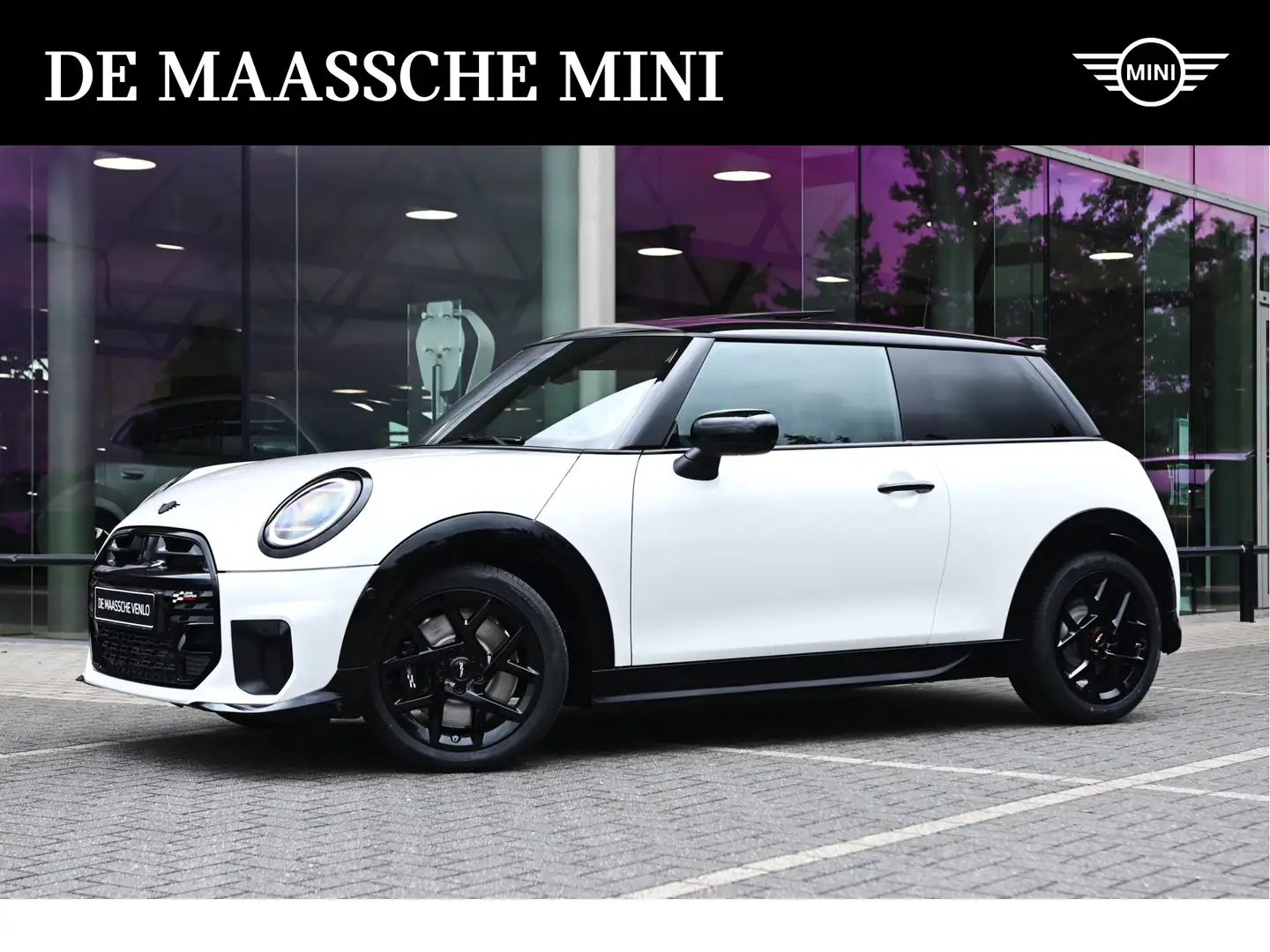 MINI Cooper C Hatchback Automaat / JCW / Pakket M / 17" John Coo Blanc - 1