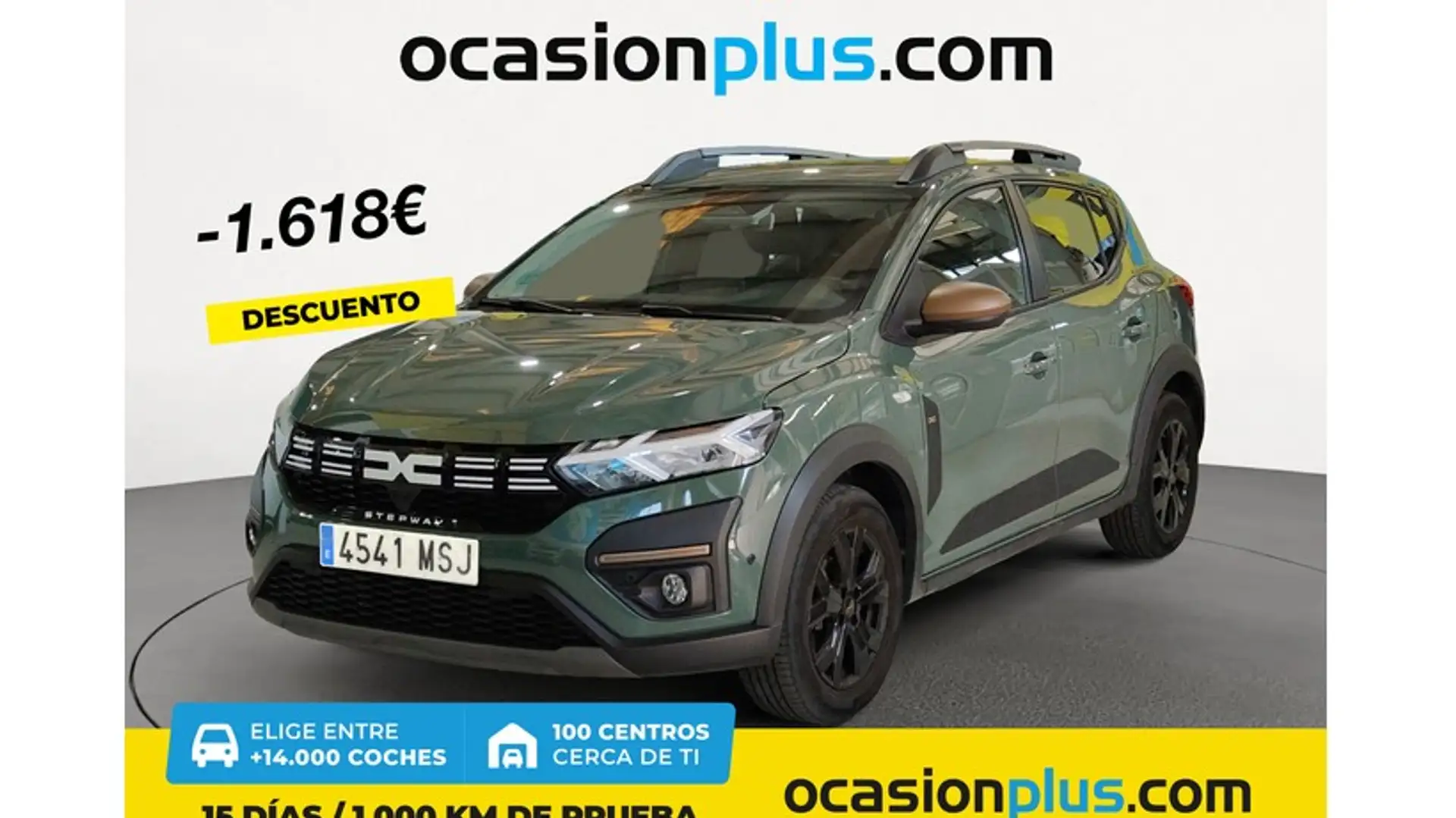 Dacia Sandero Stepway TCe Extreme Go 81kW Grün - 1