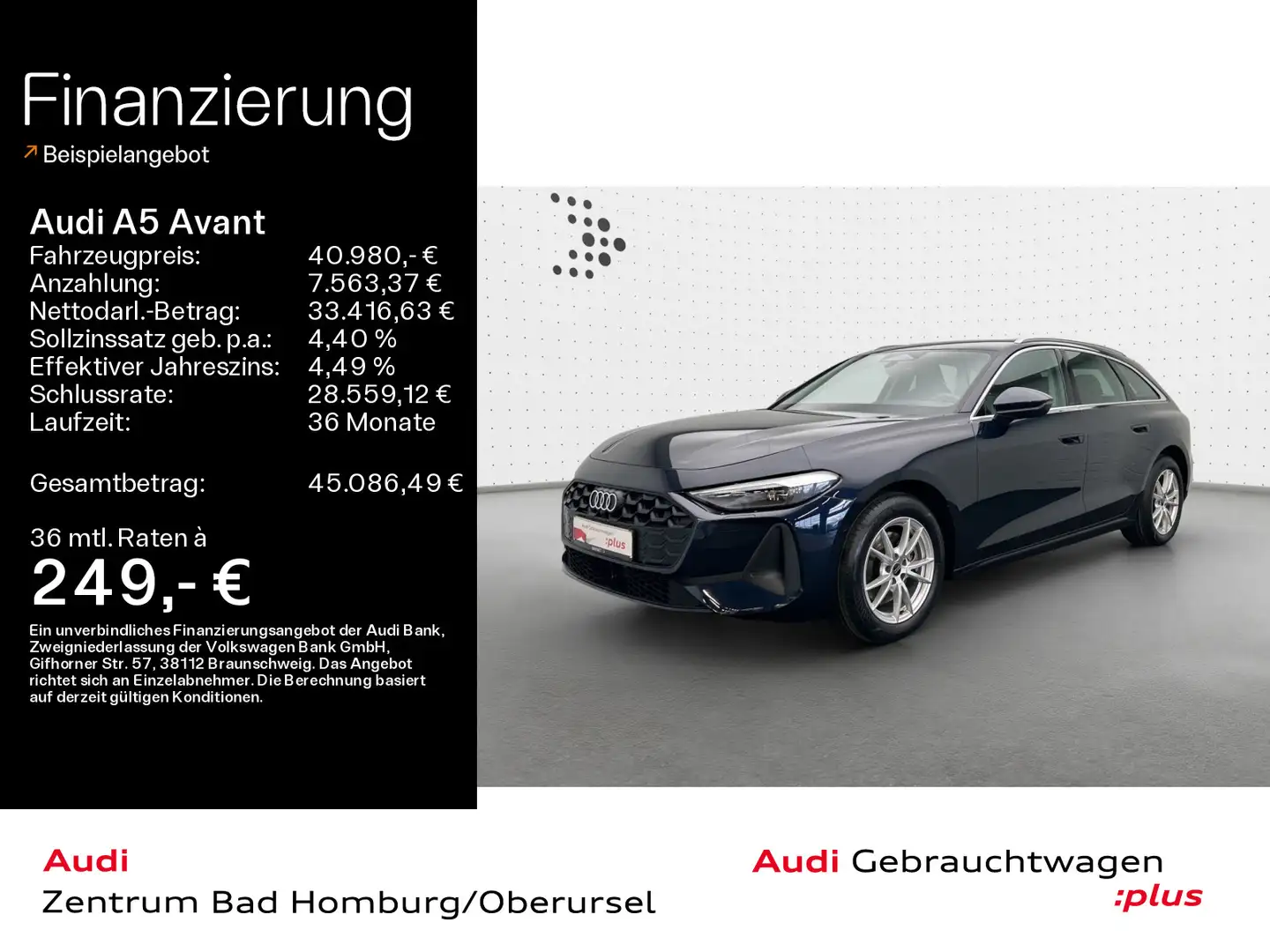 Audi A5 TFSI*Navi*Alu*PDC*Virtual Cockpit*Kamer Blau - 1