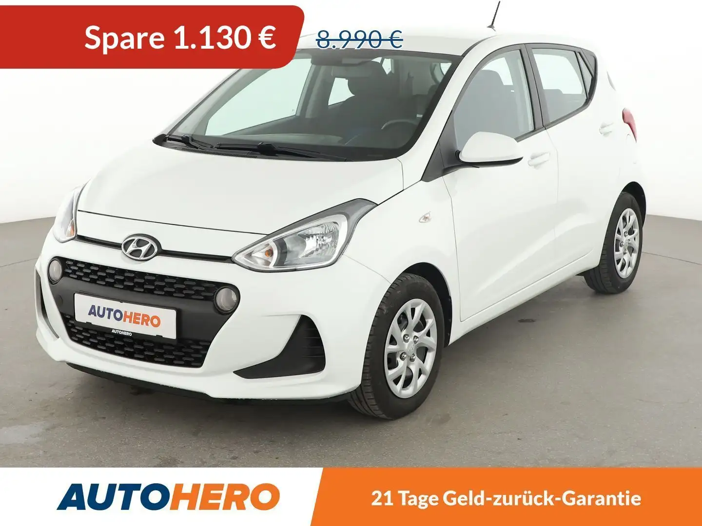 Hyundai i10 1.2 Trend*SHZ*TEMPO*KLIMA*GARANTIE* Weiß - 1