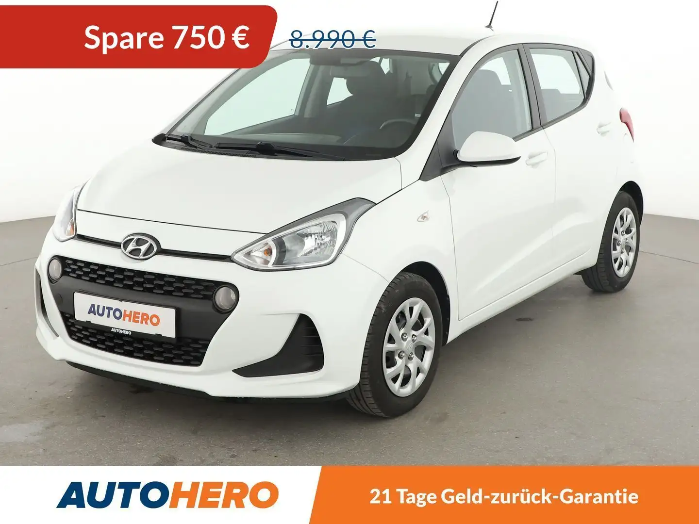 Hyundai i10 1.2 Trend*SHZ*TEMPO*KLIMA*GARANTIE* Weiß - 1