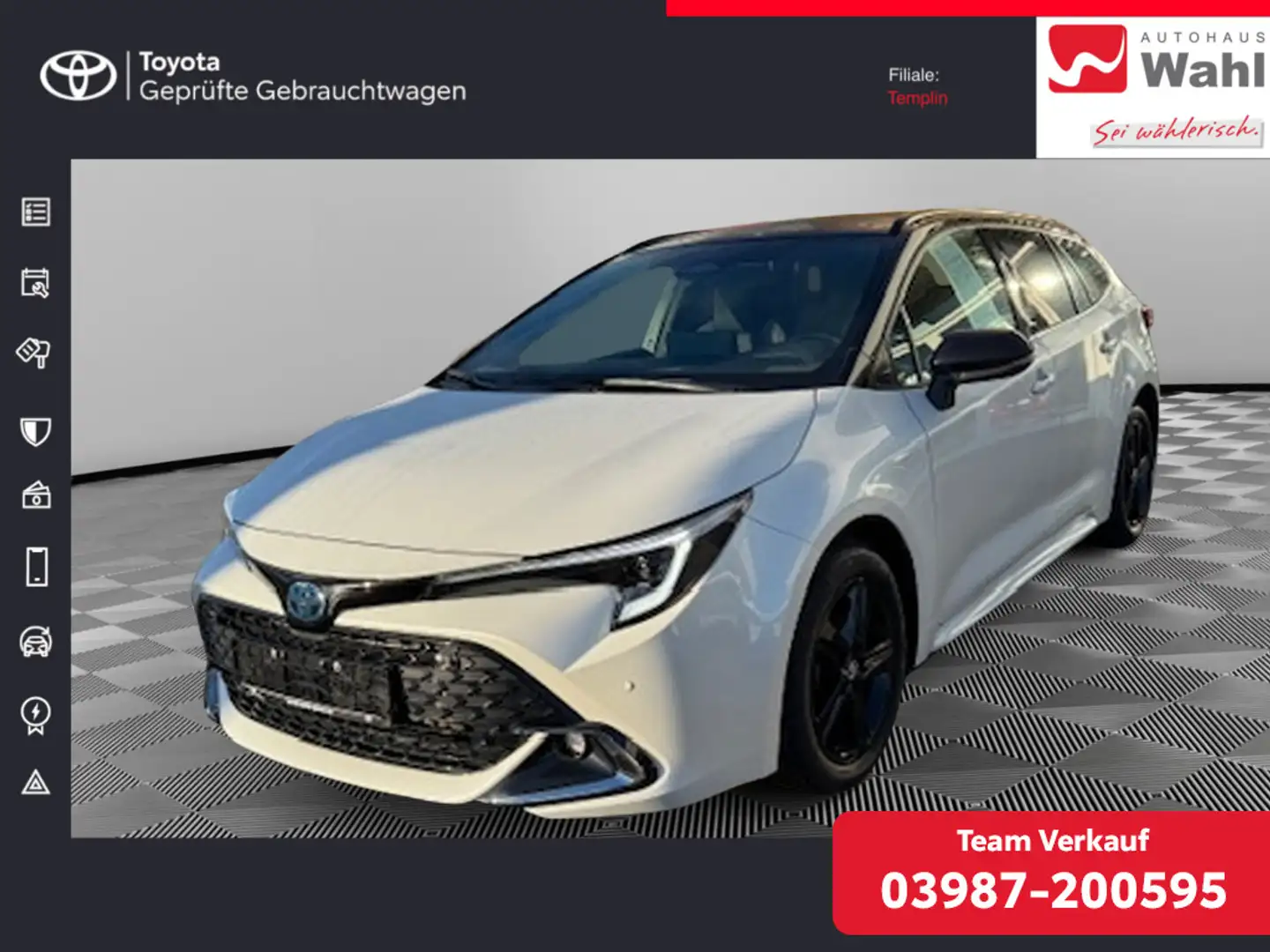 Toyota Corolla Touring Sports 2.0 Hybrid Black&White Weiß - 1