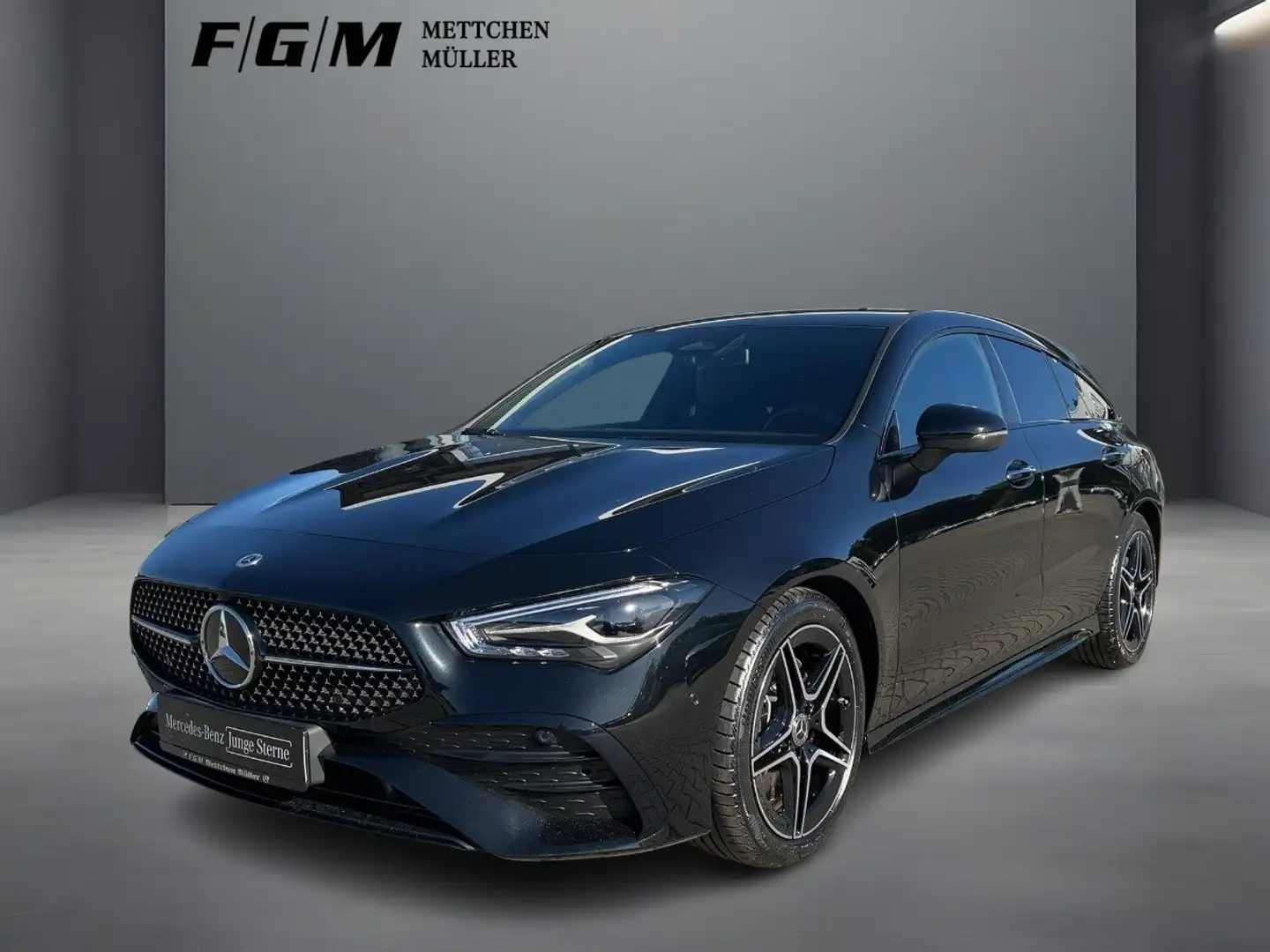 Mercedes-Benz CLA 250 4M SB AMG Line KeyGo|TWA|Night|ParkAssist Zwart - 1