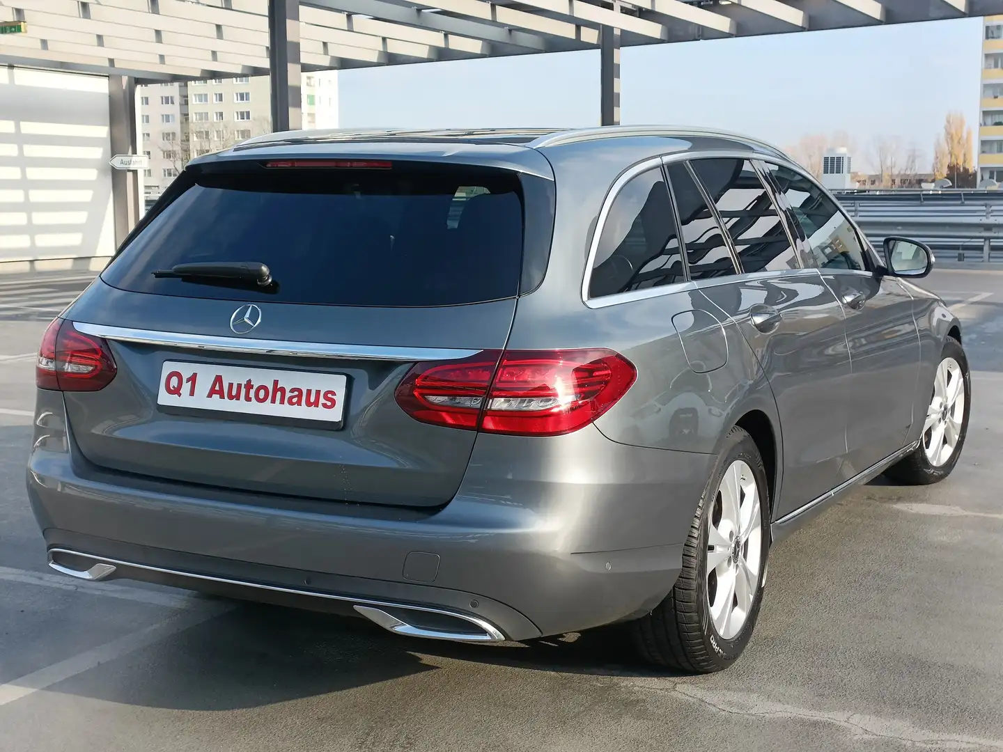 Mercedes-Benz C 200 d T AVANTG. 9G/LED/RFK/E-KLAPPE/SHZ/TEMP/NAVI+DAB Gris - 2
