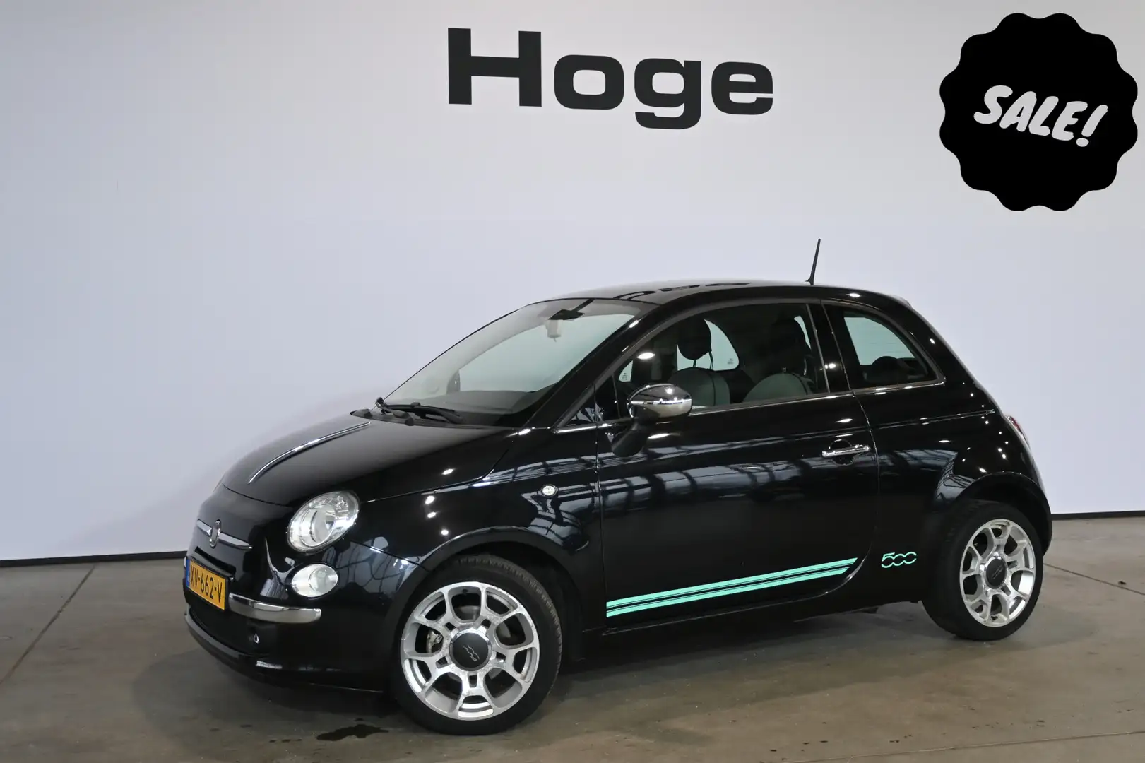 Fiat 500 0.9 TwinAir Lounge Airco Panoramadak 100% Onderhou Negru - 1