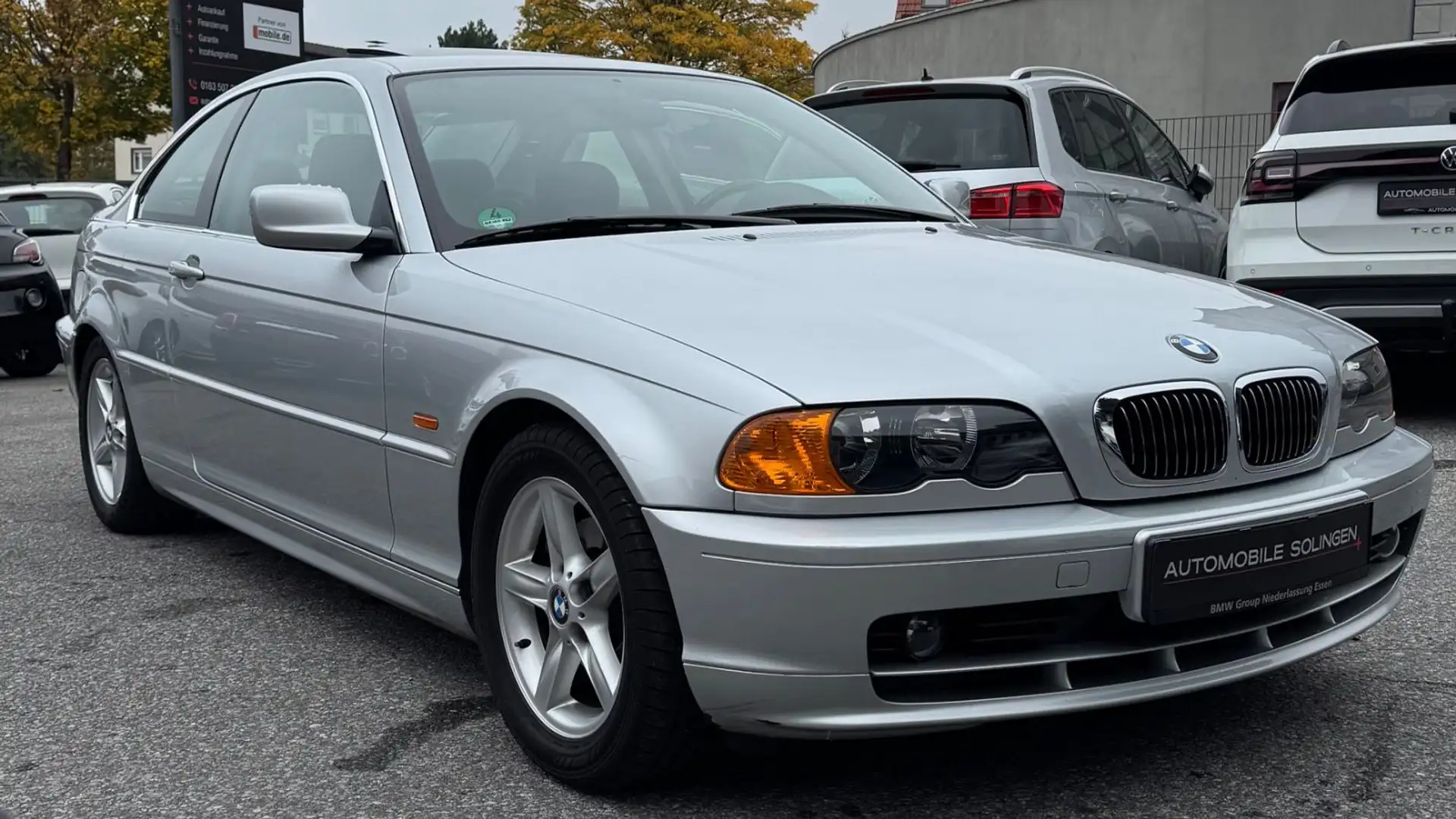 BMW 320 Ci Coupé 1.HD+KLIMA+SCHECKH.+GARAGE+SCHIEBED. Silber - 2